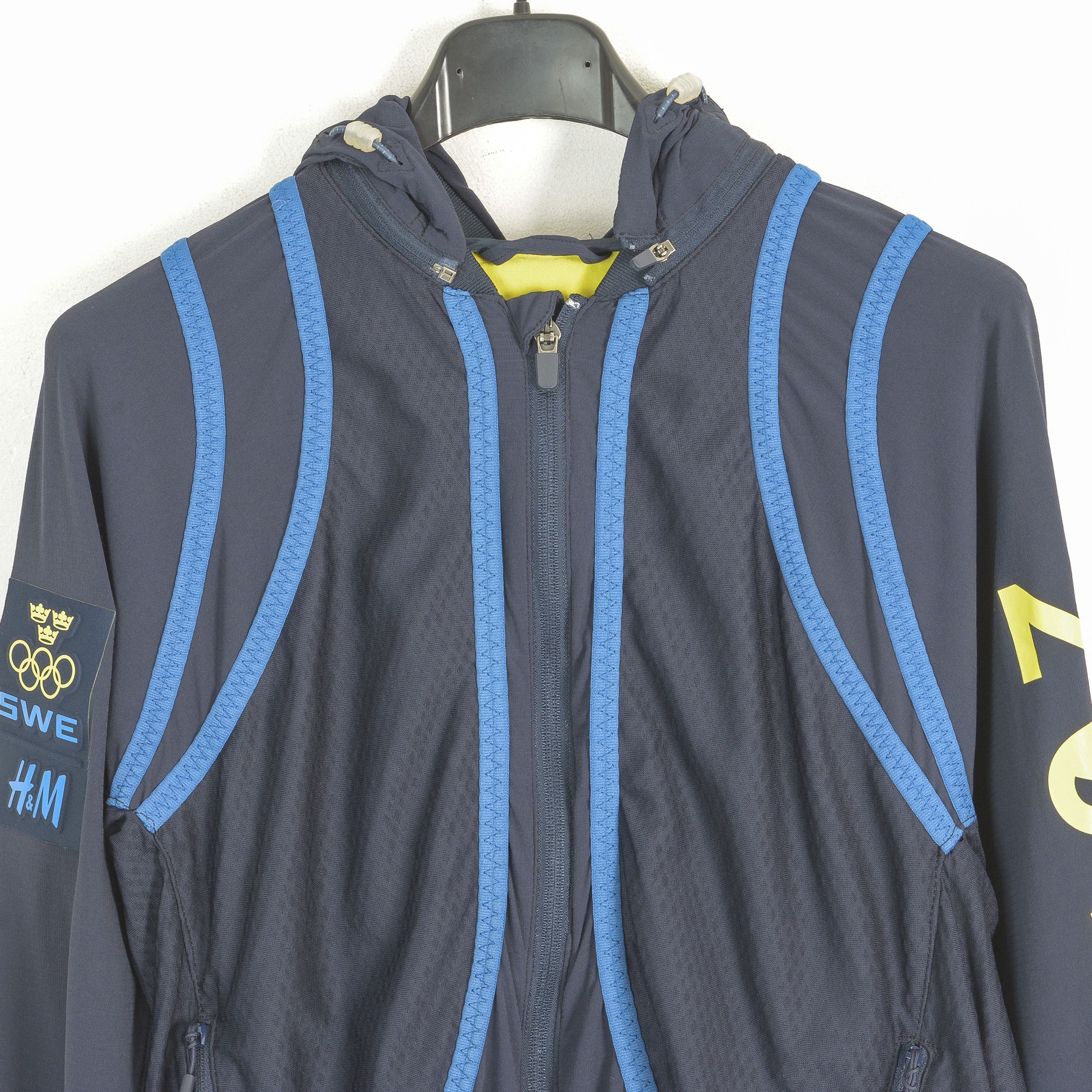 H&M Sweden Olympic Team 2016 S Quickdry Jacket Hooded Jumper Top Size S / US 4 / IT 40 - 2 Thumbnail