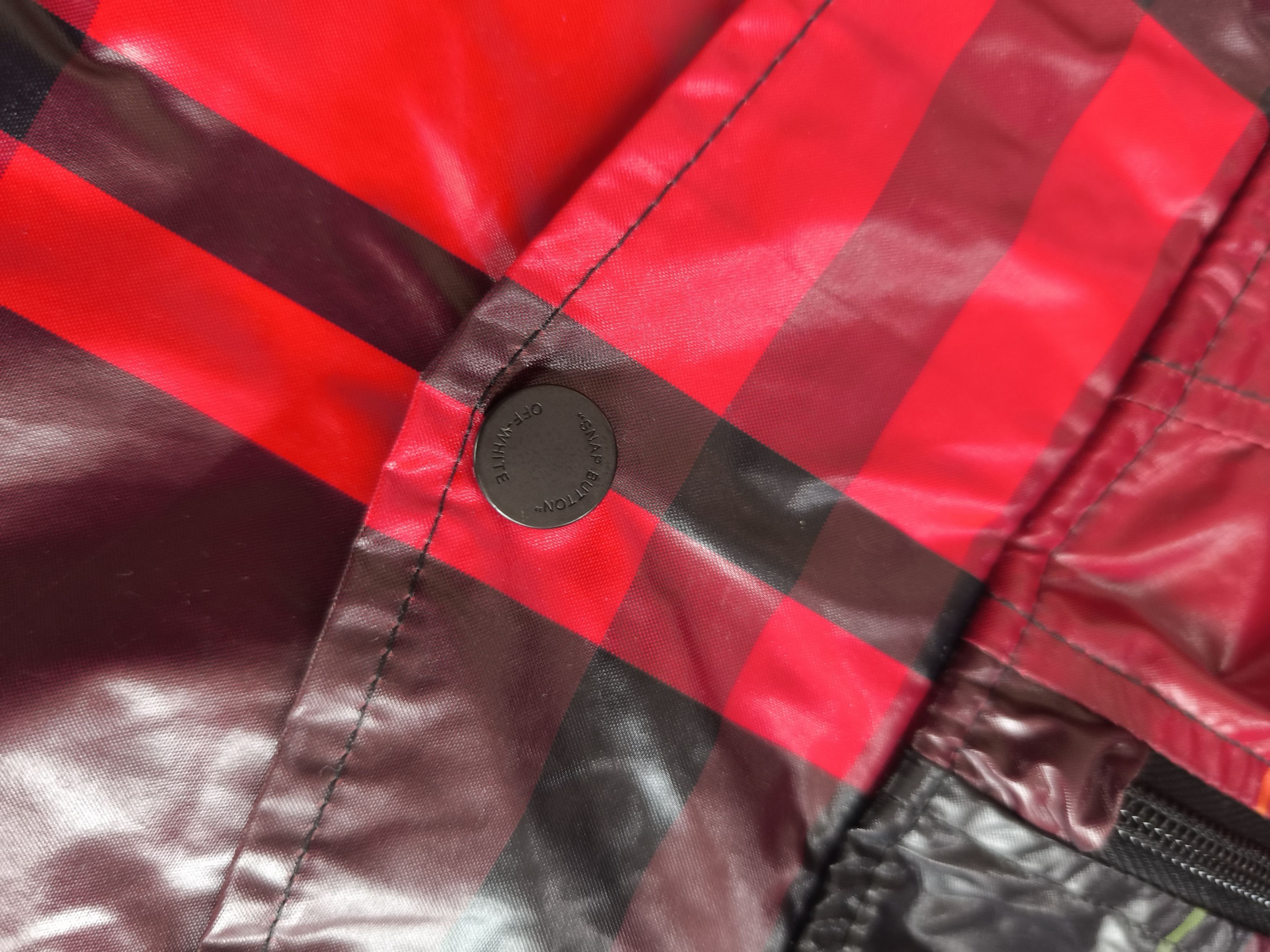 Off-White Off-White Red Checked Anorak Jacket - 19ss Size US M / EU 48-50 / 2 - 3 Thumbnail