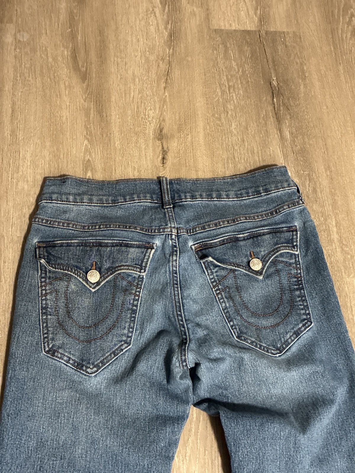 True Religion Men's True Religion Ricky Relaxed Straight Blue Denim Size US 32 / EU 48 - 3 Thumbnail