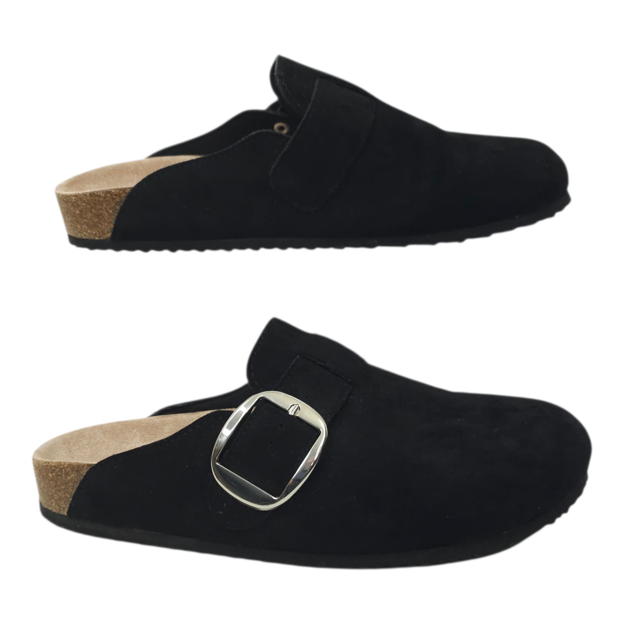 Other Madden Girl Prim Clog Faux Suede Adjustable Buckle 8 Black Size US 8 / IT 38 - 12 Thumbnail