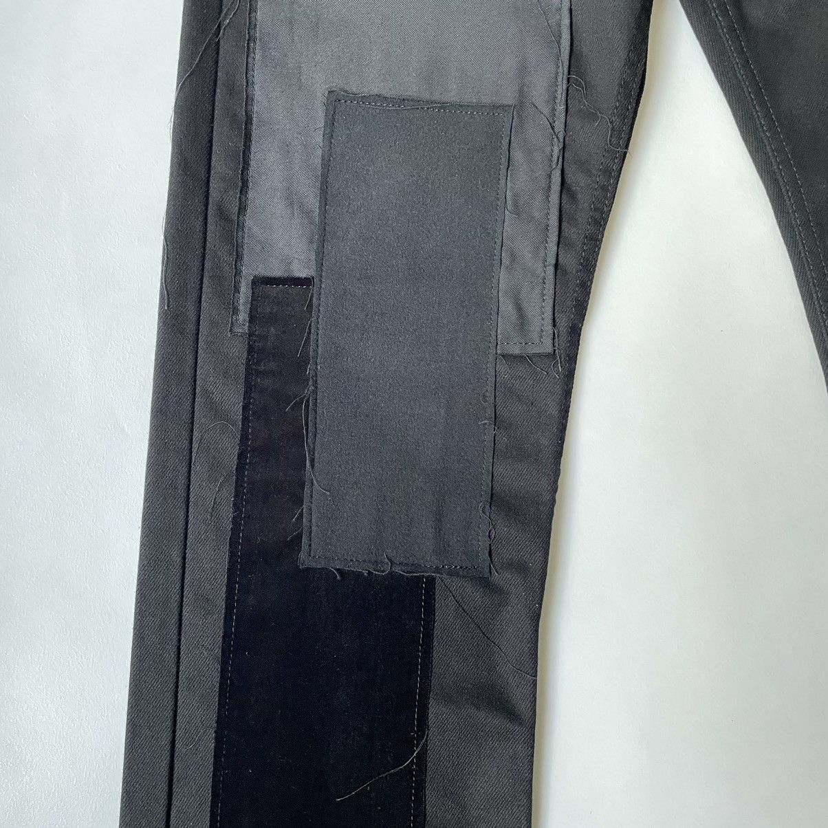 Comme des Garcons A/W 09 Black ‘Patchwork’ Cotton Pants Size US 30 / EU 46 - 6 Thumbnail