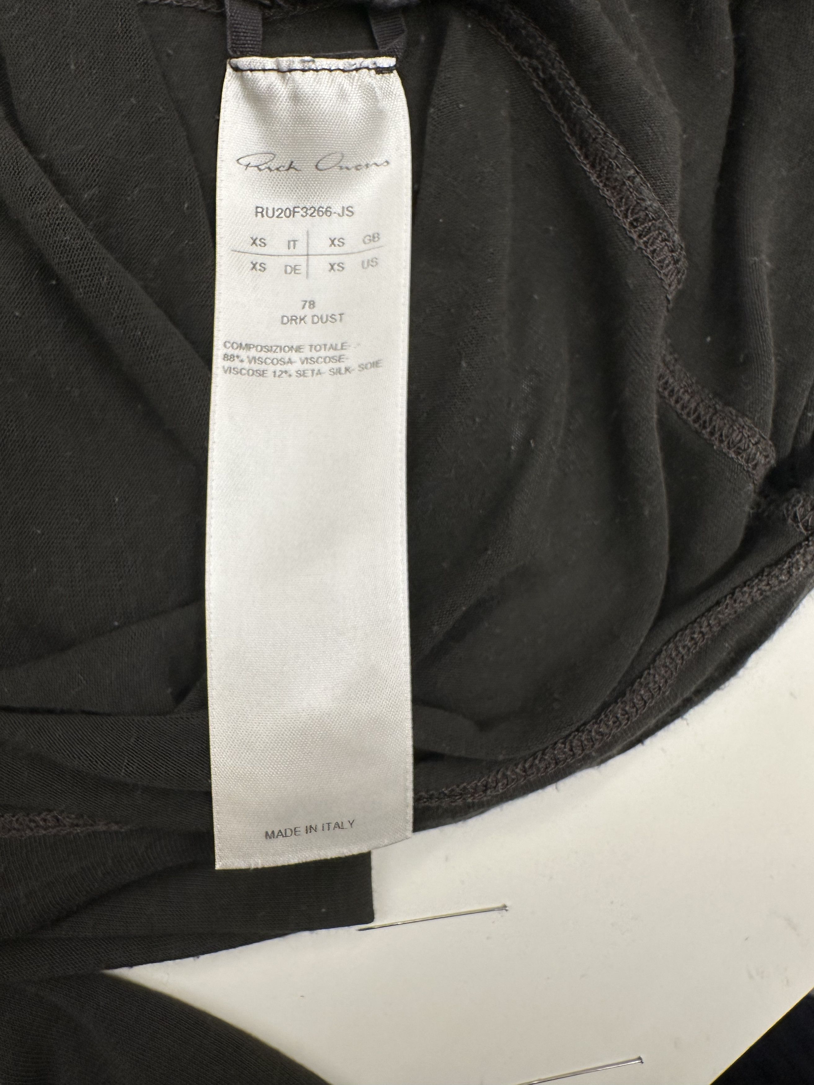 Rick Owens Super fine jersey long sleeve top Size US XS / EU 42 / 0 - 8 Thumbnail