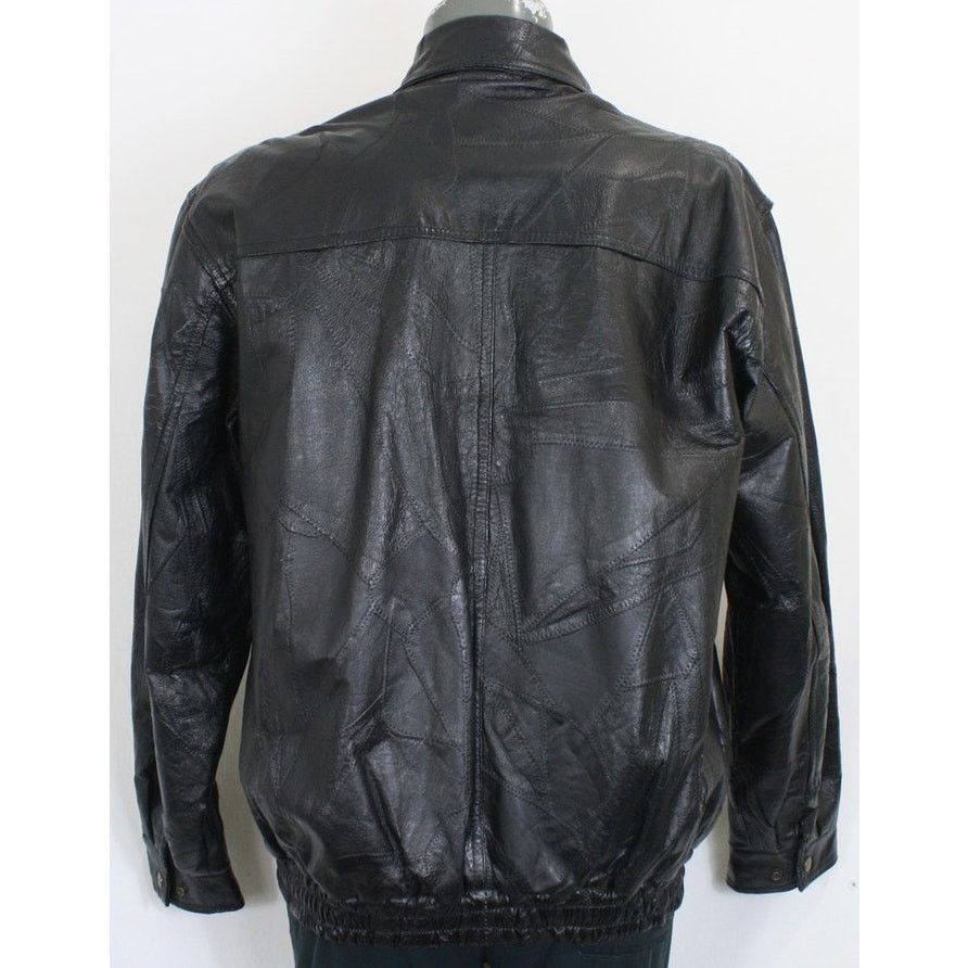 Vintage Vintage 80s Caesars Palace Genuine Leather Patchwork Jacket Size US XL / EU 56 / 4 - 3 Thumbnail