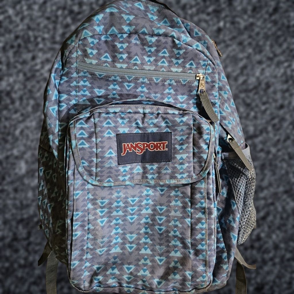Jansport JanSport Classic Digital Student Backpack Crazy Geometric Design 6 Pocket Size ONE SIZE - 1 Thumbnail