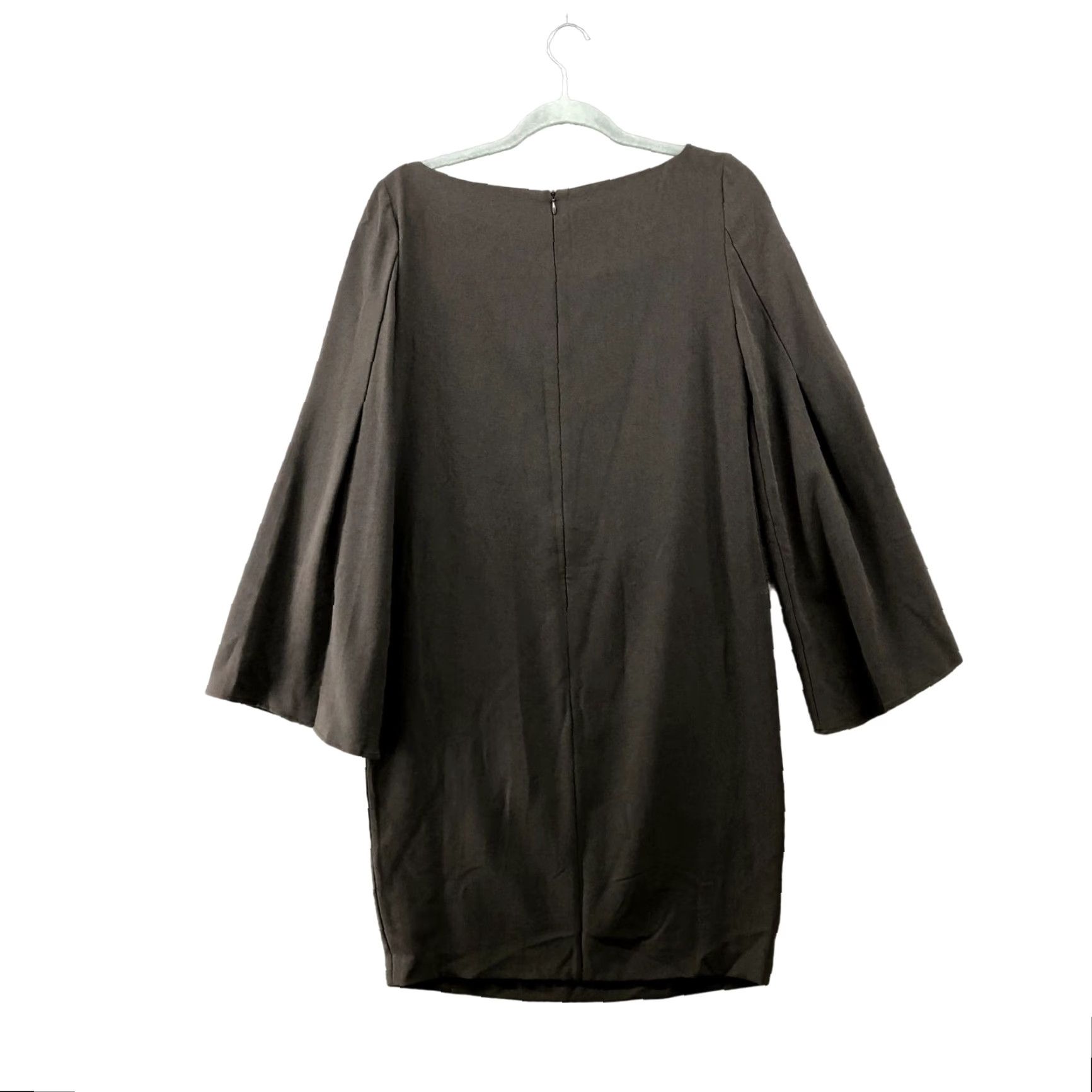 Vintage Pier Antonio Gaspari Dress IT 42 Size 6 Charcoal Gray Flare Sleeve Sheath Dress Size M / US 6-8 / IT 42-44 - 2 Thumbnail