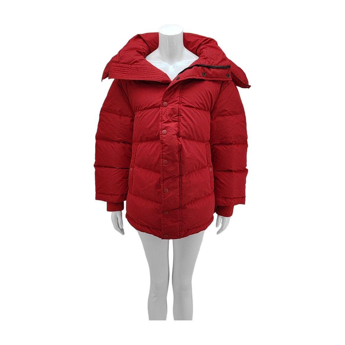 Balenciaga Balenciaga Red Padded Down Jacket Size 38 Size S / US 4 / IT 40 - 1 Thumbnail