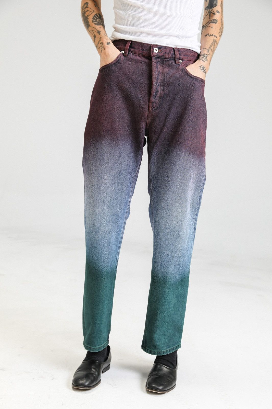 Loewe Paula Ibiza Tricolor Denim Size US 32 / EU 48 - 3 Thumbnail