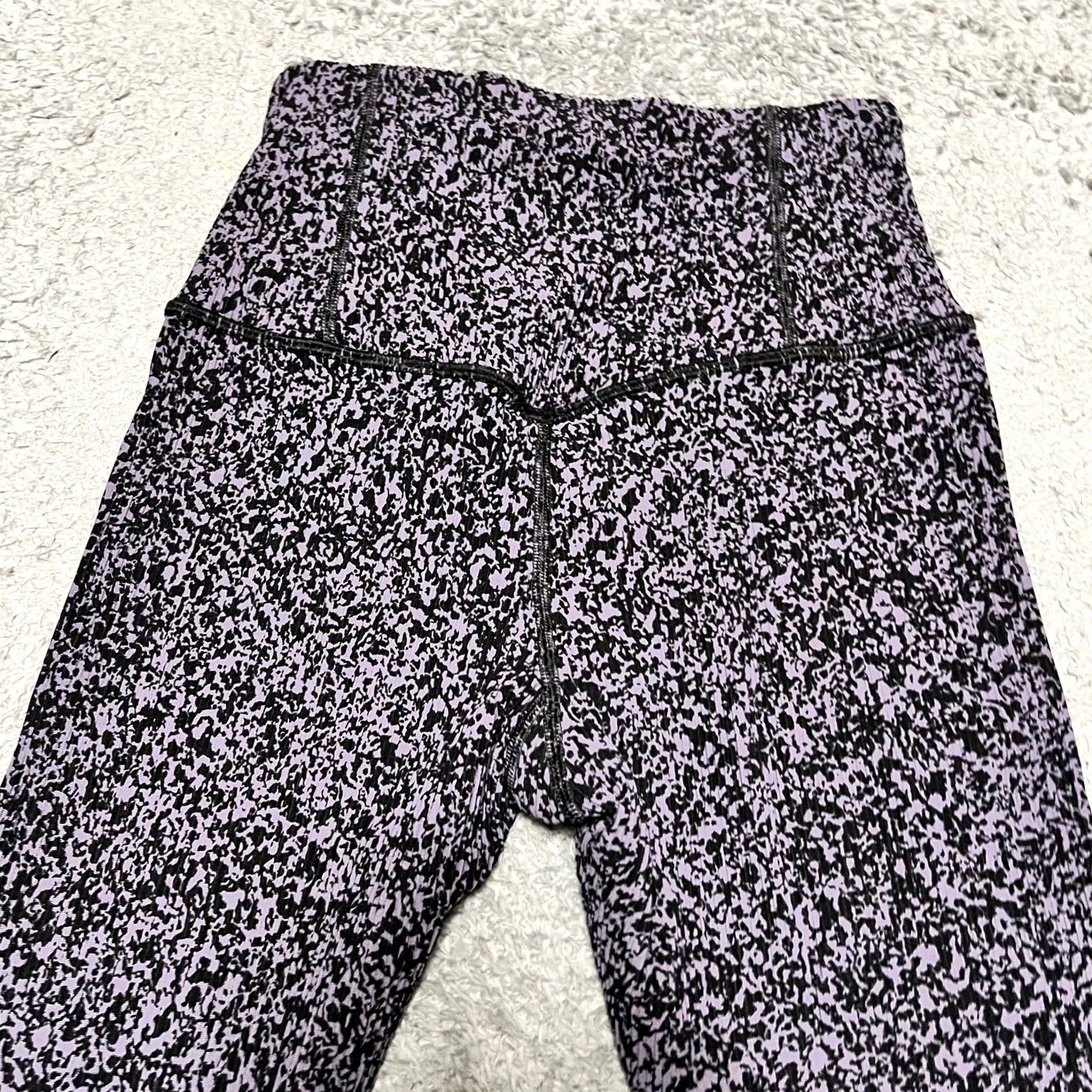 Athleta Athleta Leggings Womens Small Elation Rib Tight Purple S Womens Size 28" / US 6 / IT 42 - 4 Thumbnail