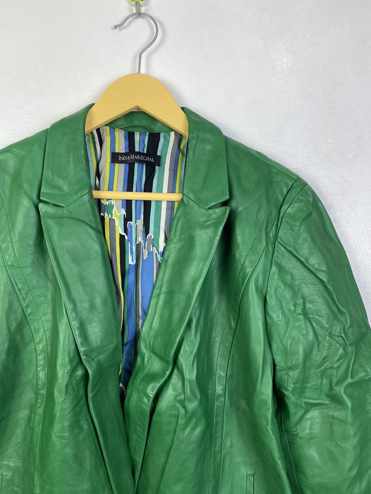 Designer Inès & Marechal - Lamb leather Blazer jacket Size M / US 6-8 / IT 42-44 - 5 Thumbnail