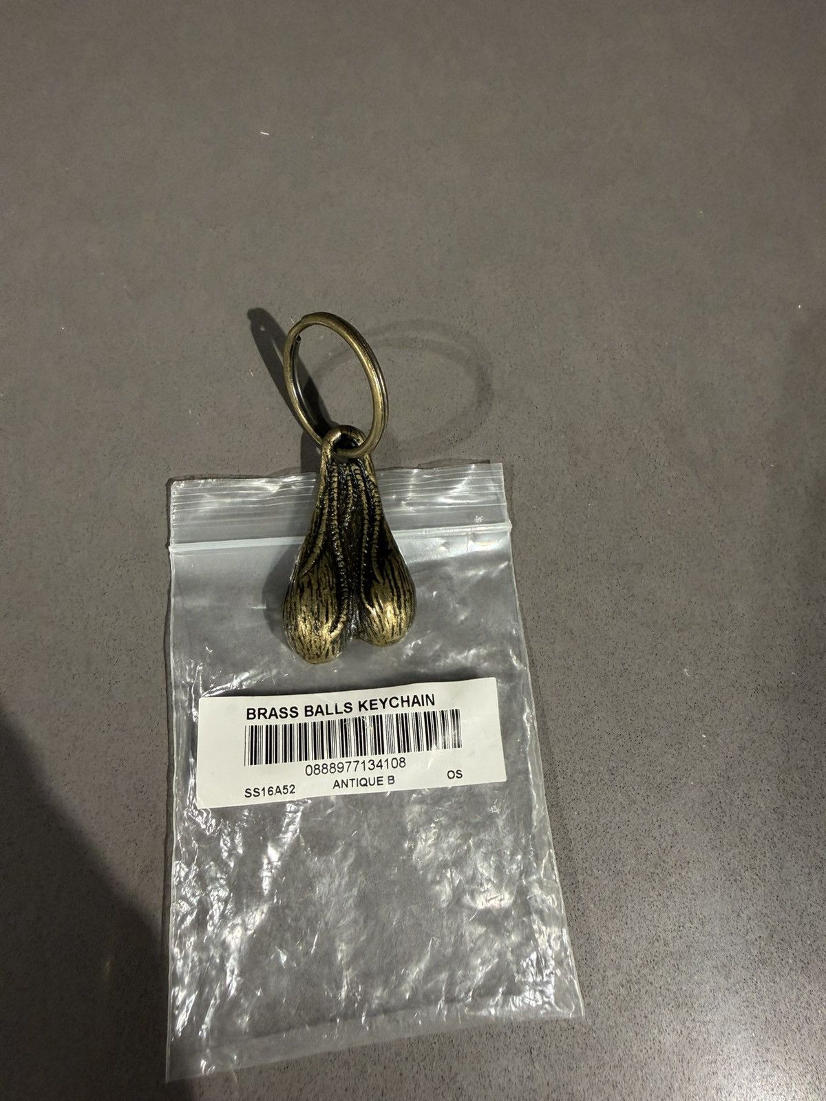 Brass Supreme Bull Balls Keychain SS2016