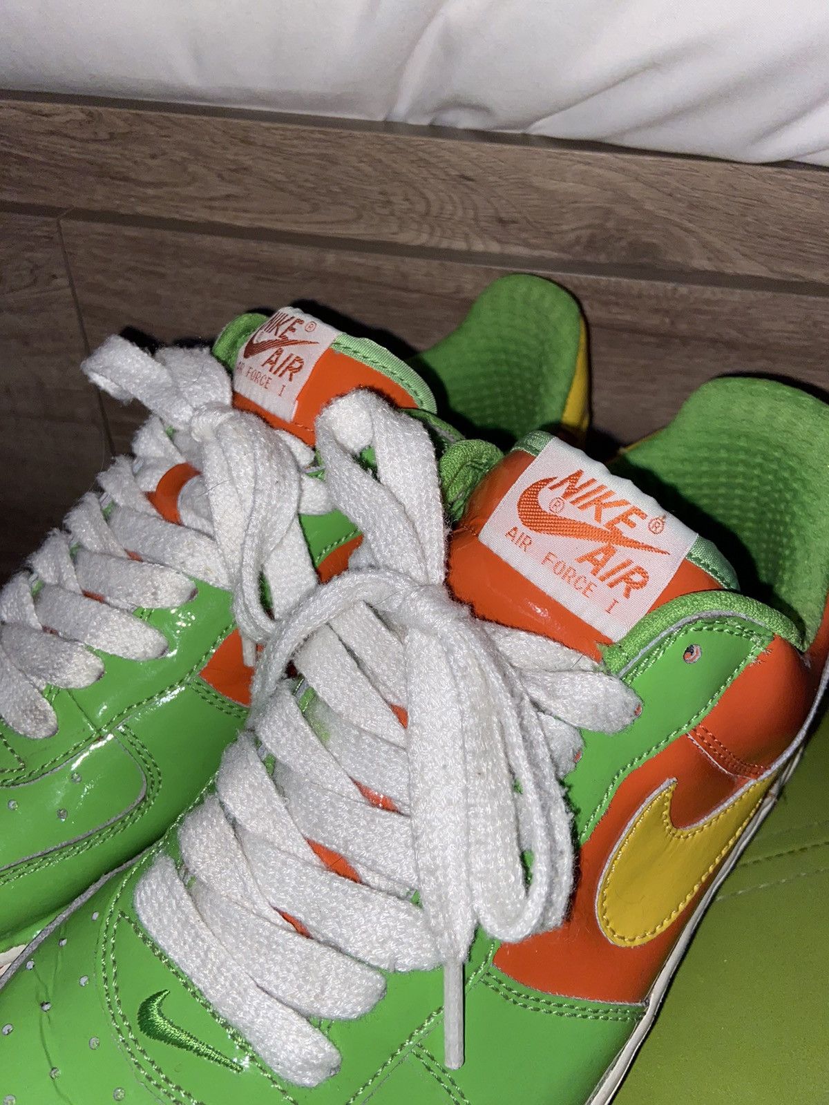 Nike Nike af1 Citrus 2006 Size US 10.5 / EU 43-44 - 4 Thumbnail