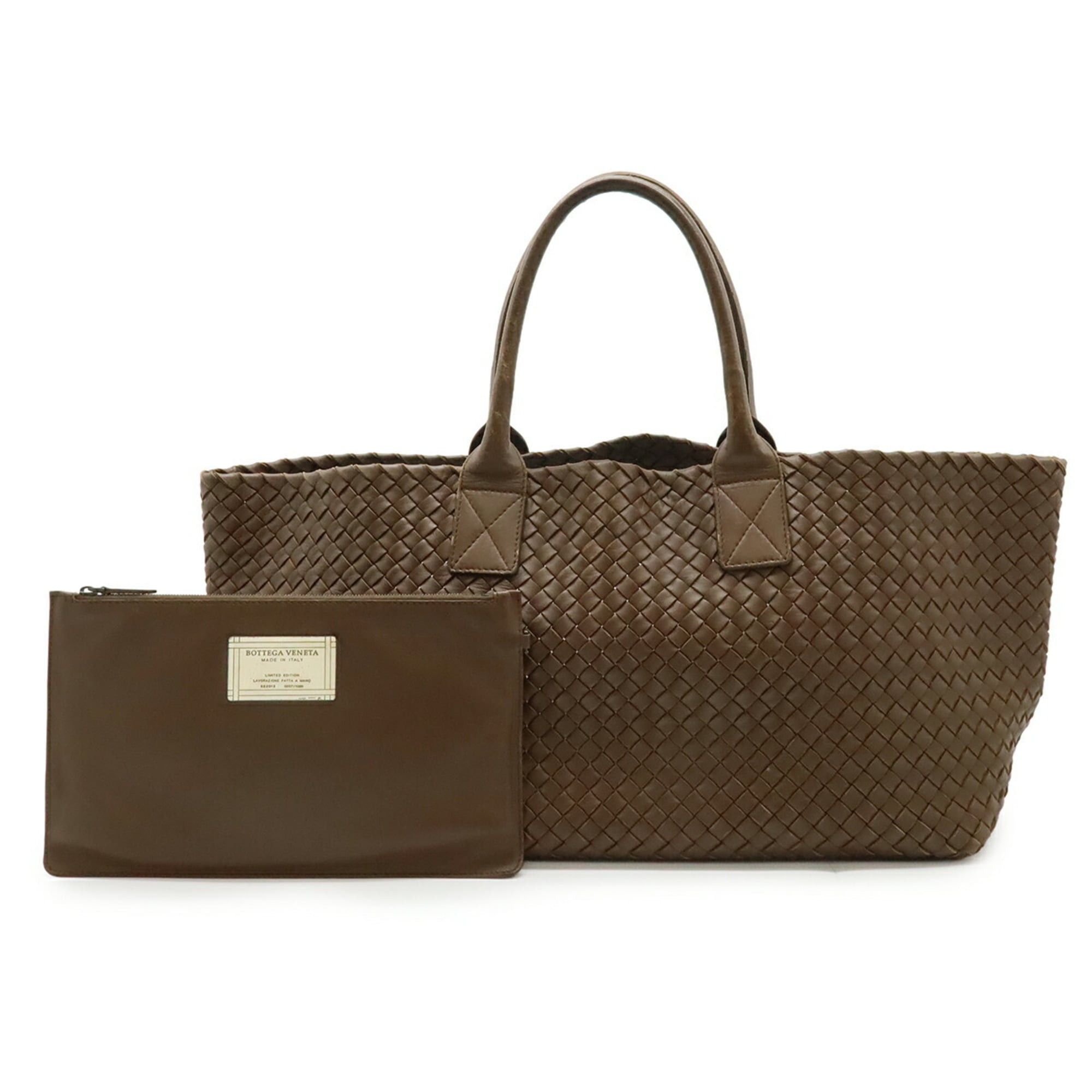 BOTTEGA VENETA Intrecciato Cabas MM Tote Bag in Brown Leather Limited Edition of 1000 (Product Code: 115664)