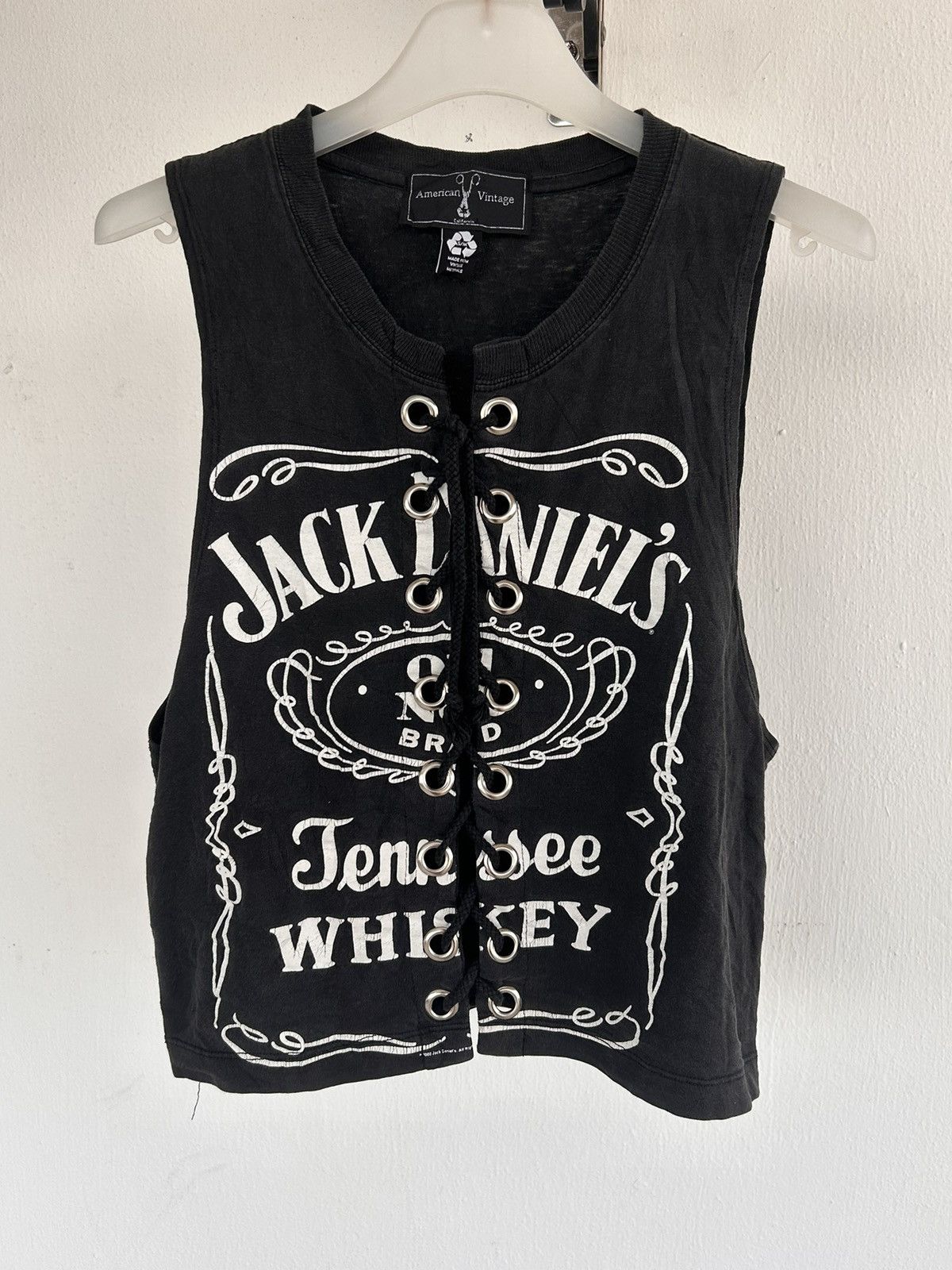 American Essentials Jack daniels Vintage sleeveless top Size M / US 6-8 / IT 42-44 - 1 Thumbnail