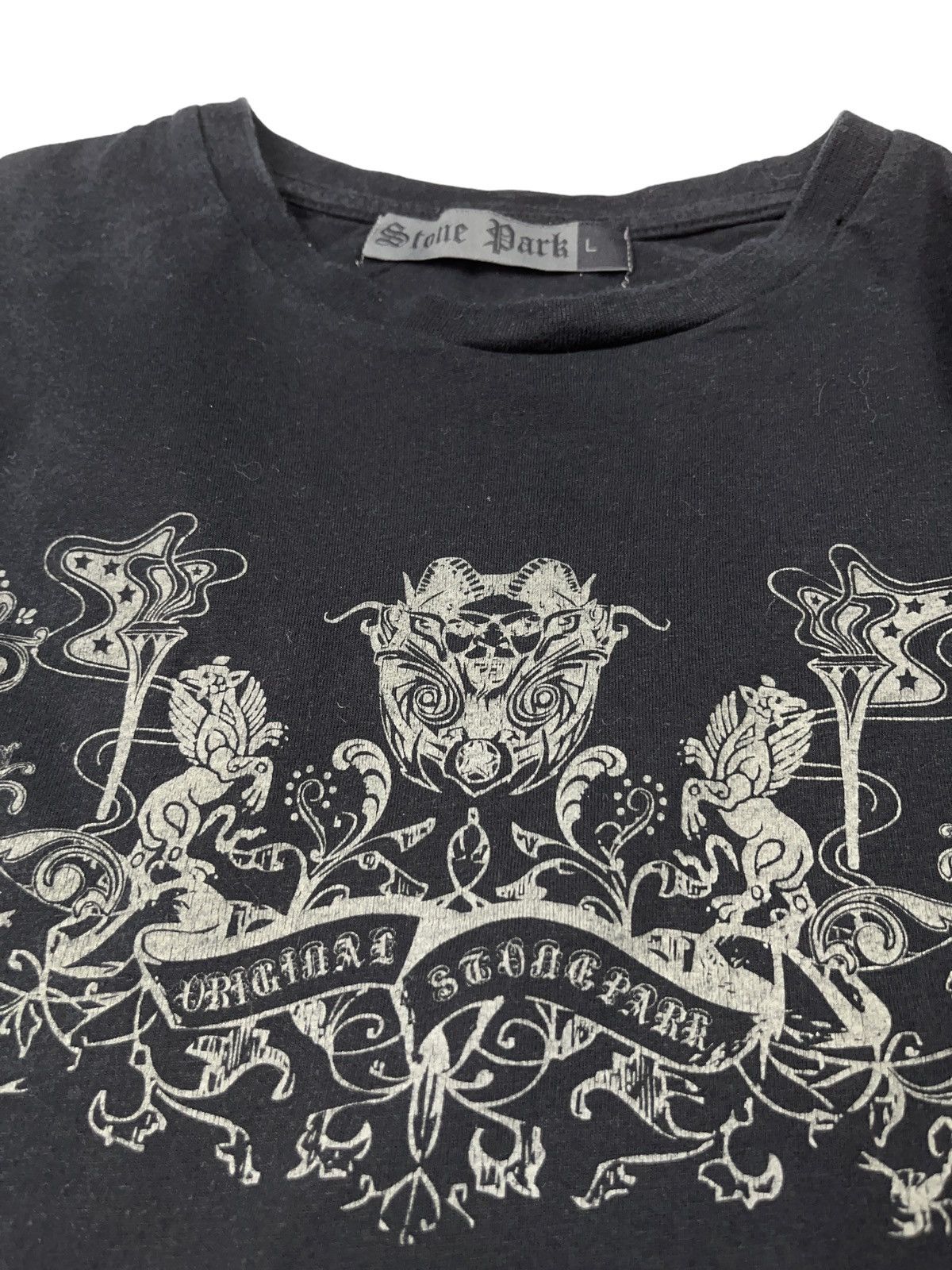 Band Tees y2k Gothic Apocalyptic Stone Park Long Sleeve Shirt Opium Size US M / EU 48-50 / 2 - 6 Thumbnail