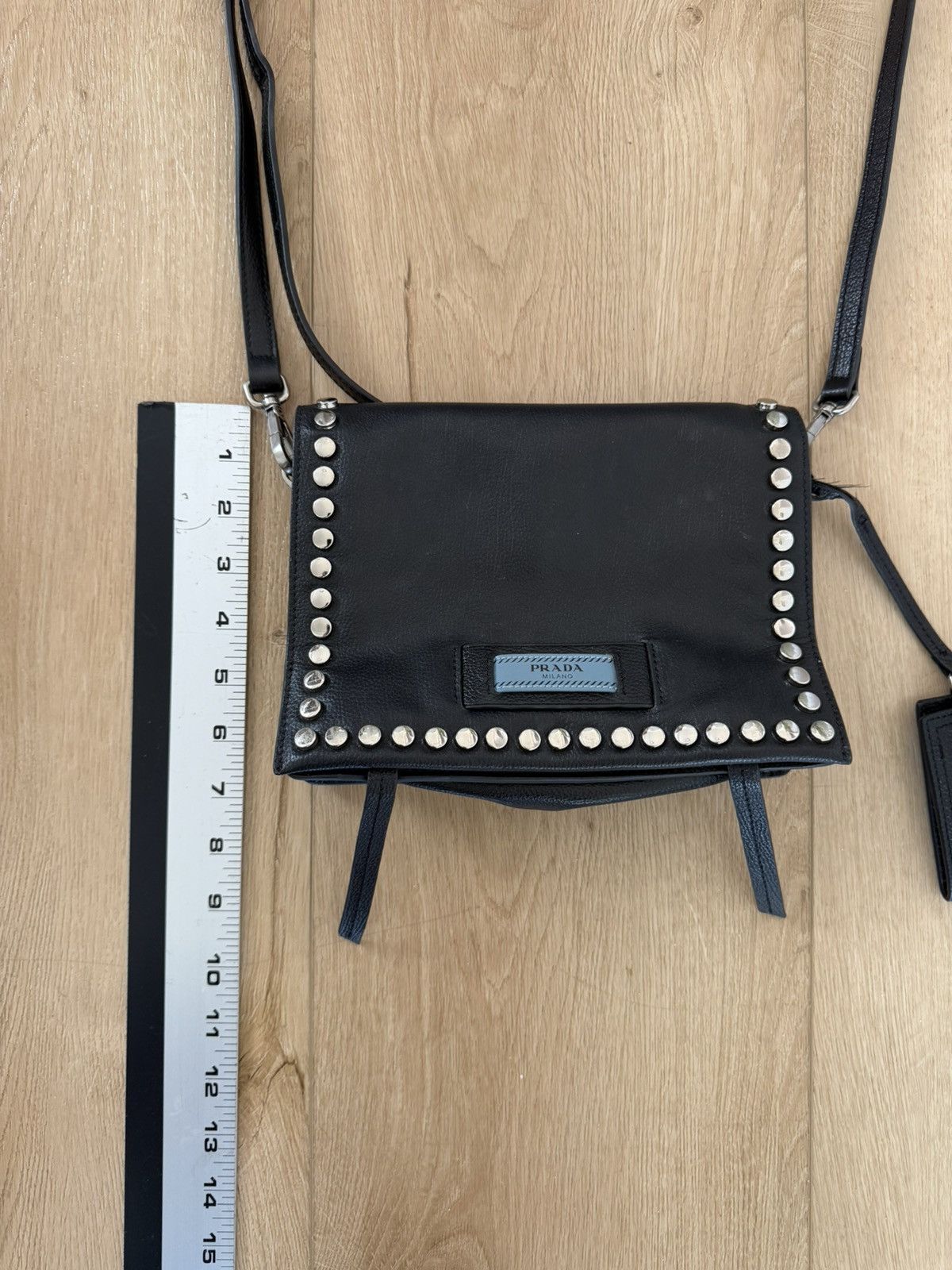 Prada Prada Leather Etiquette Bag. Size ONE SIZE - 11 Thumbnail