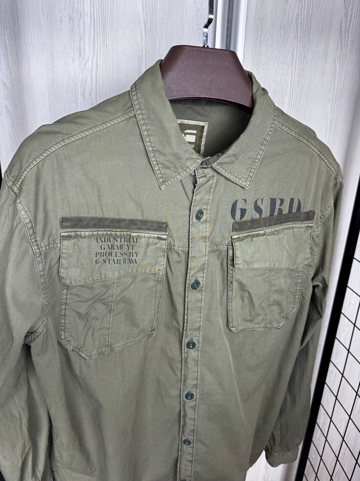 G-Star G-Star Raw Cargo Military Duke Roll-UP Shirt L/S Utility XXL Size US XXL / EU 58 / 5 - 9 Thumbnail
