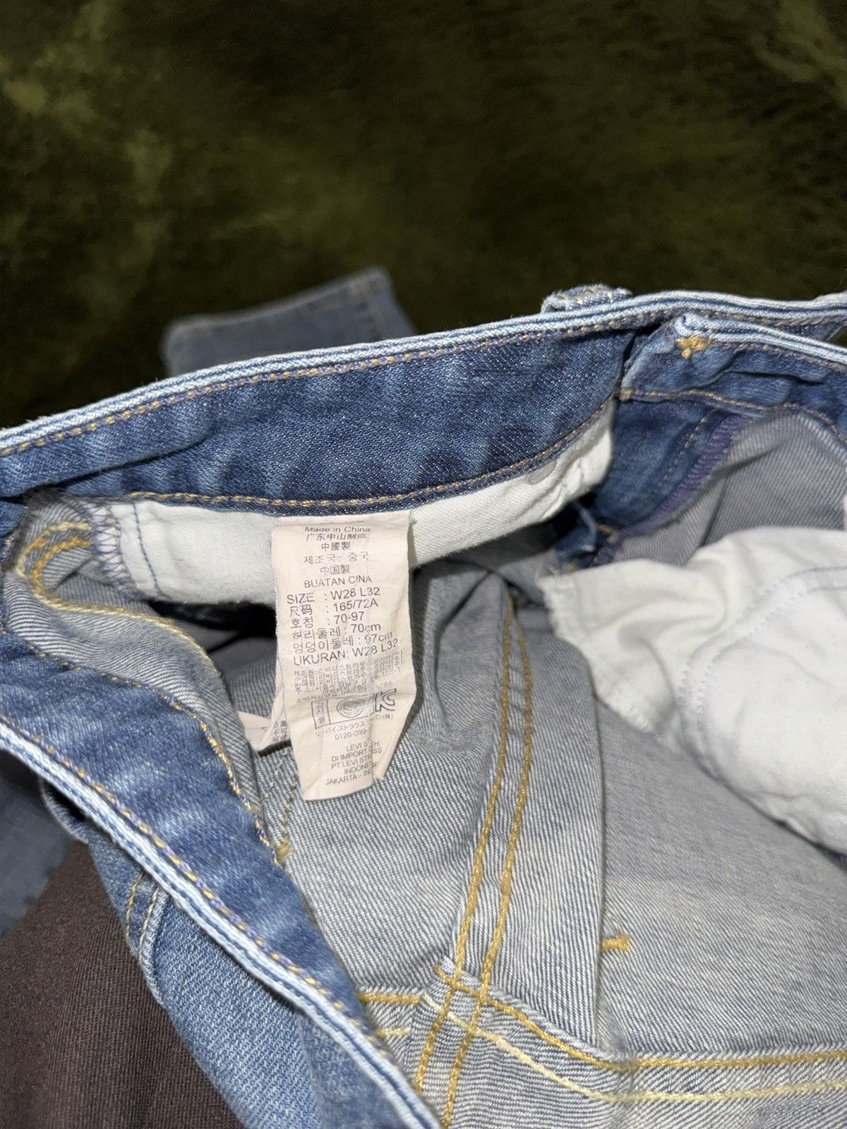 Levi's [W28/L32] 00s LEVI’S Low-Rise Skinny Fit Denim – Indigo Size 28" / US 6 / IT 42 - 12 Thumbnail