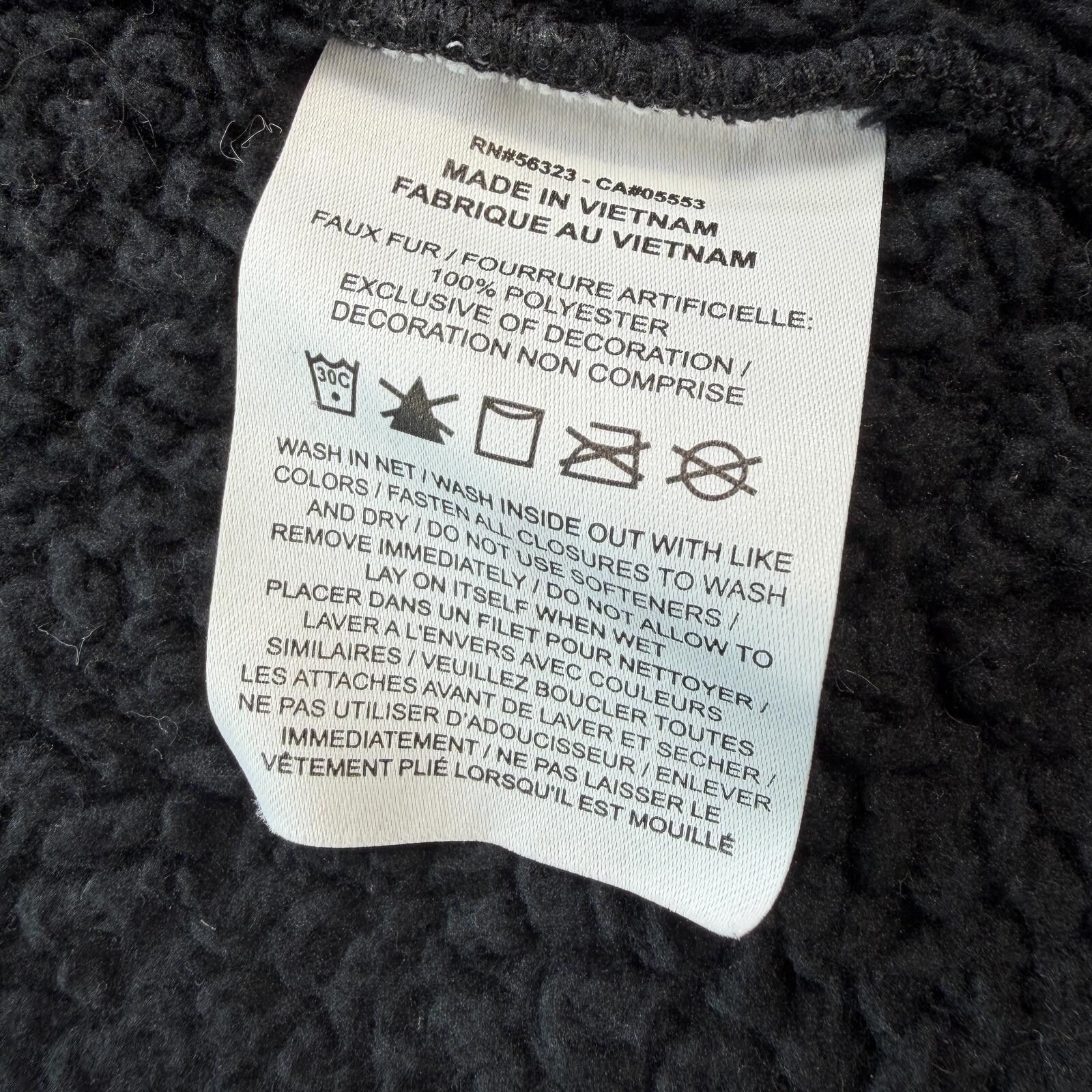 Nike Nike Sherpa Teddy Fleece Longline Full Zip Jacket Black L Size L / US 10 / IT 46 - 9 Thumbnail