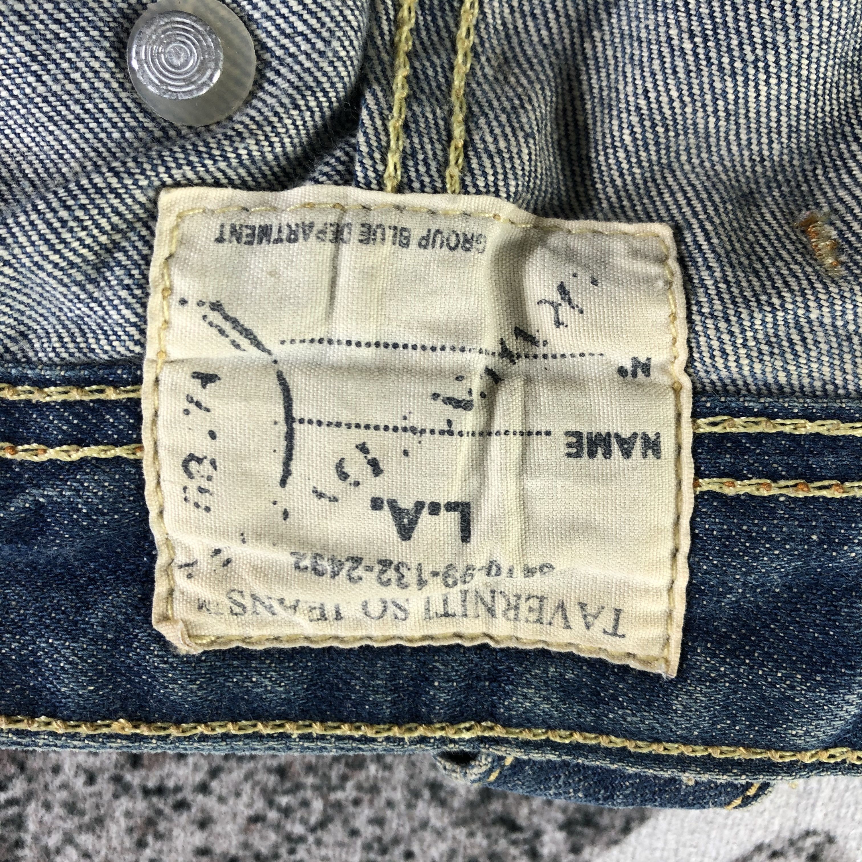 Jimmy Taverniti Jimmy Taverniti Jeans Distressed Denim KJ2453 Size US 30 / EU 46 - 10 Thumbnail