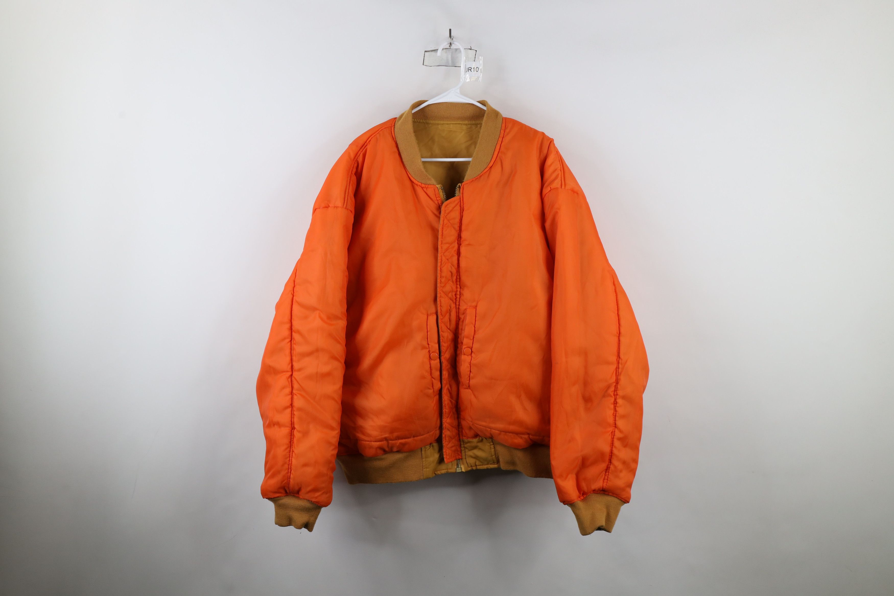 Vintage Vintage 90s Streetwear Military MA1 Reversible Bomber Jacket Size US XXL / EU 58 / 5 - 1 Thumbnail