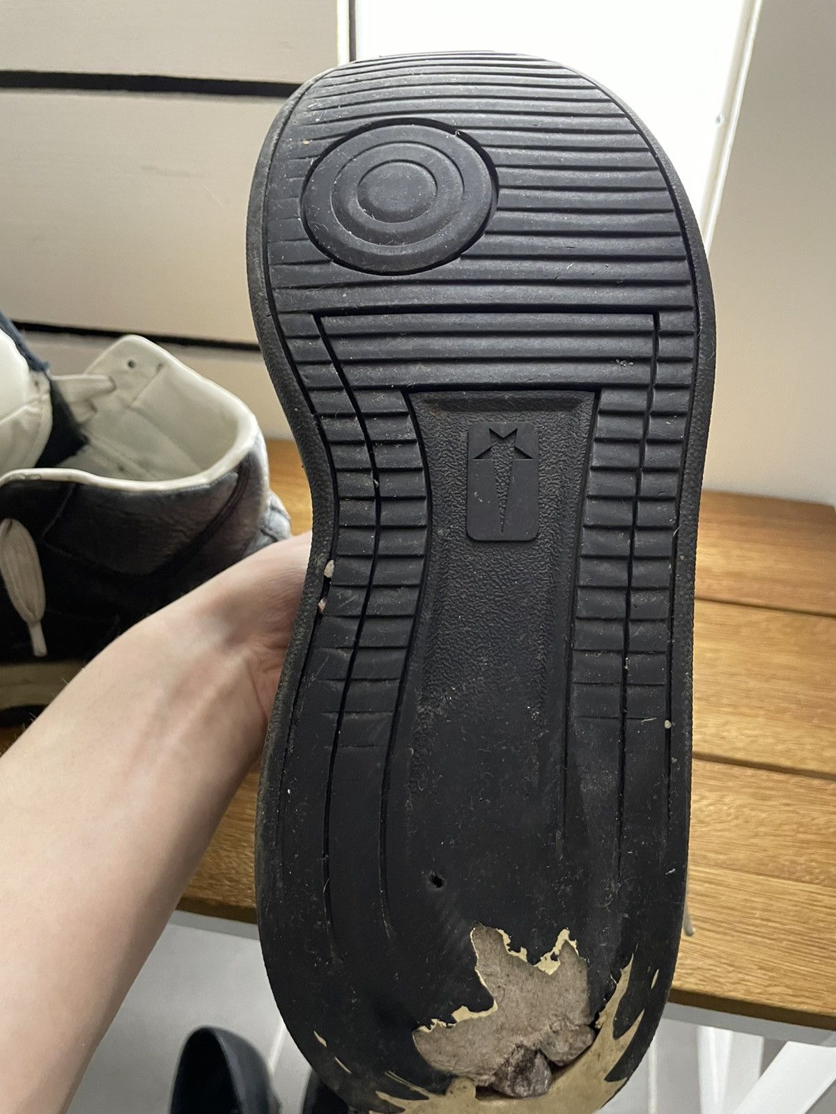 Converse × Rick Owens Drkshdw Beat up rick owens converse platforms Size US 9 / EU 42 - 3 Thumbnail