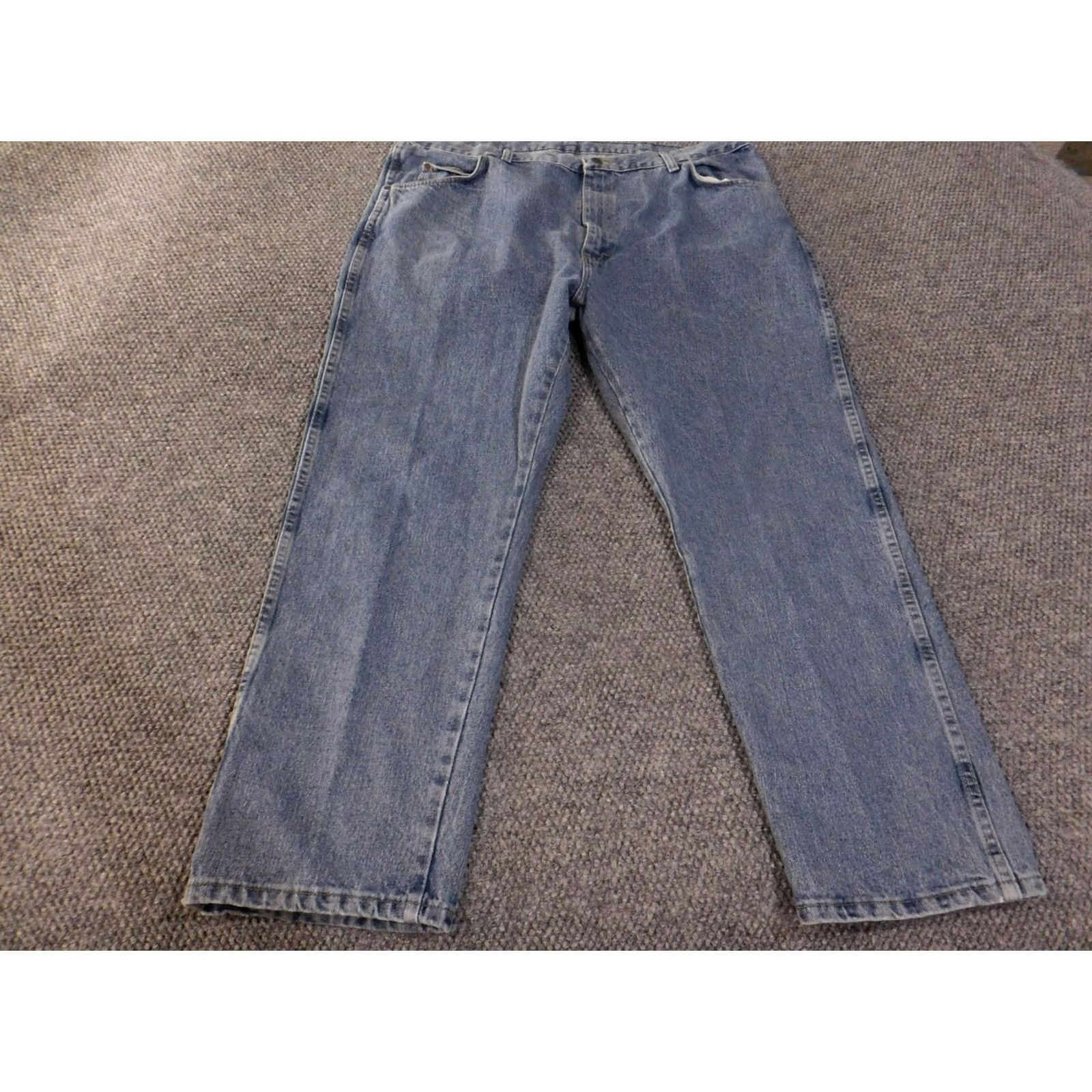 Wrangler Wrangler Blues Jeans Men 42x30 Blue Classic Fit Denim Straight Leg WB902GI Mens Jeans Size US 42 / EU 58 - 2 Thumbnail