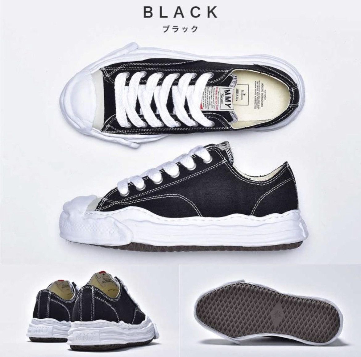 Maison MIHARA YASUHIRO MIHARA YASUHIRO HANK OG Sole Canvas Low-top Sneaker 42 Size US 9 / EU 42 - 3 Thumbnail