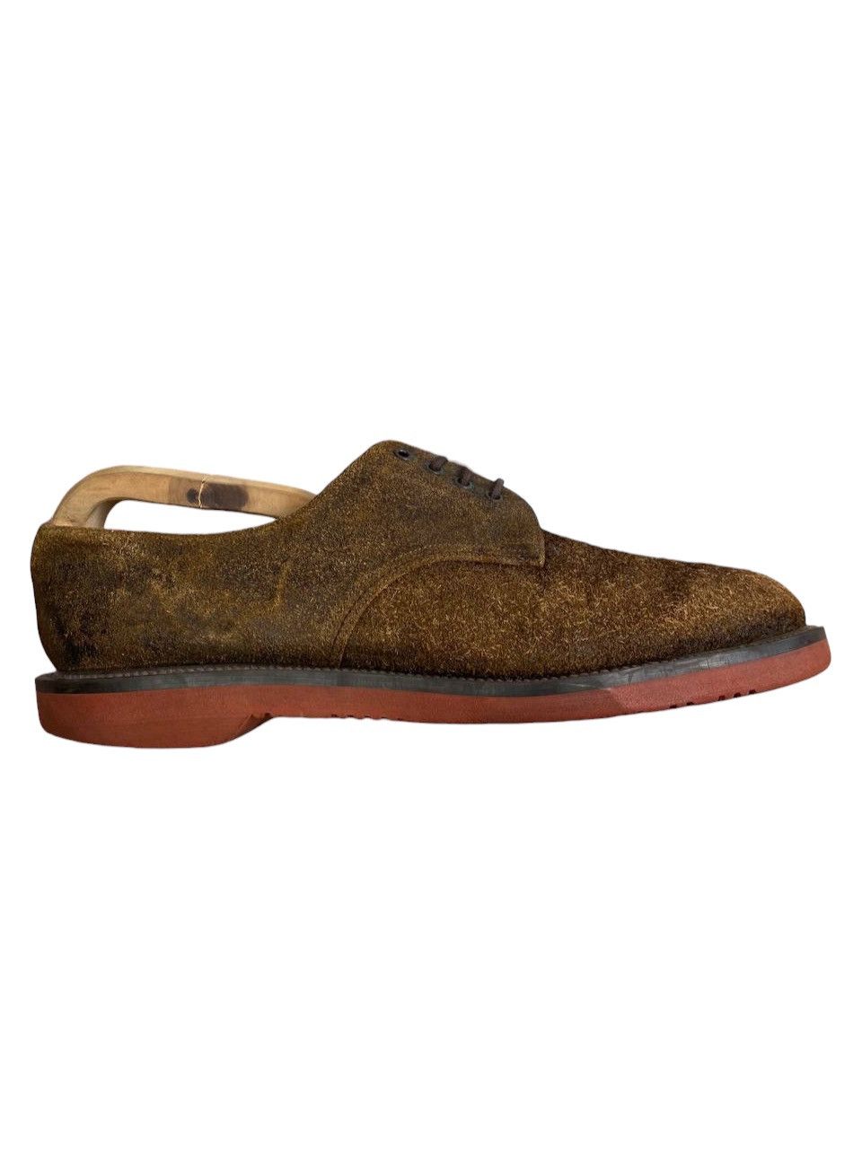 George Cox Geroge Cox Broken Suede Brown Derby Shoes Size US 10 / EU 43 - 14 Thumbnail