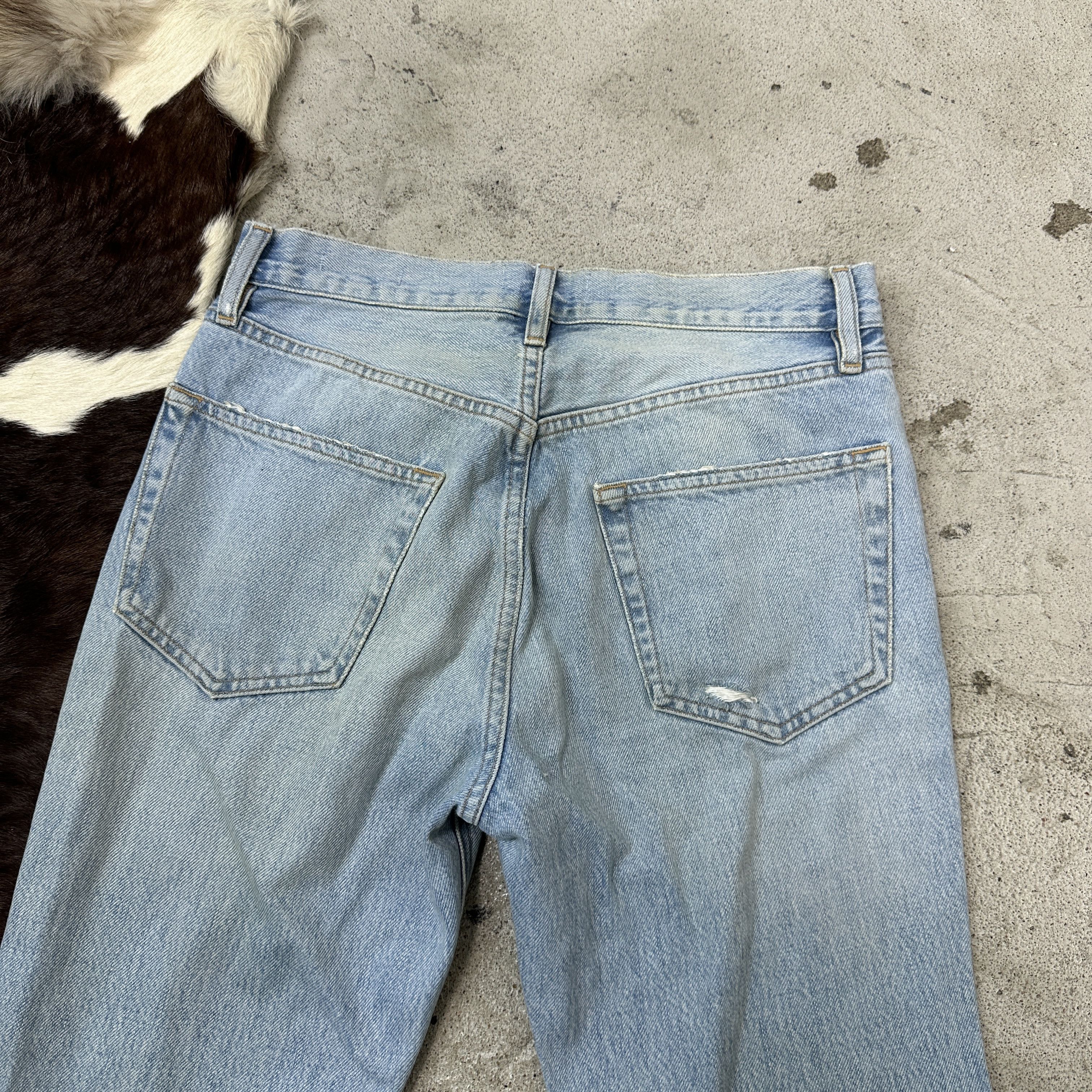 Frame Vintage Denim Distressed Skinny Women's Jeans Y2K Size 24" / US 00 / IT 34 - 9 Thumbnail