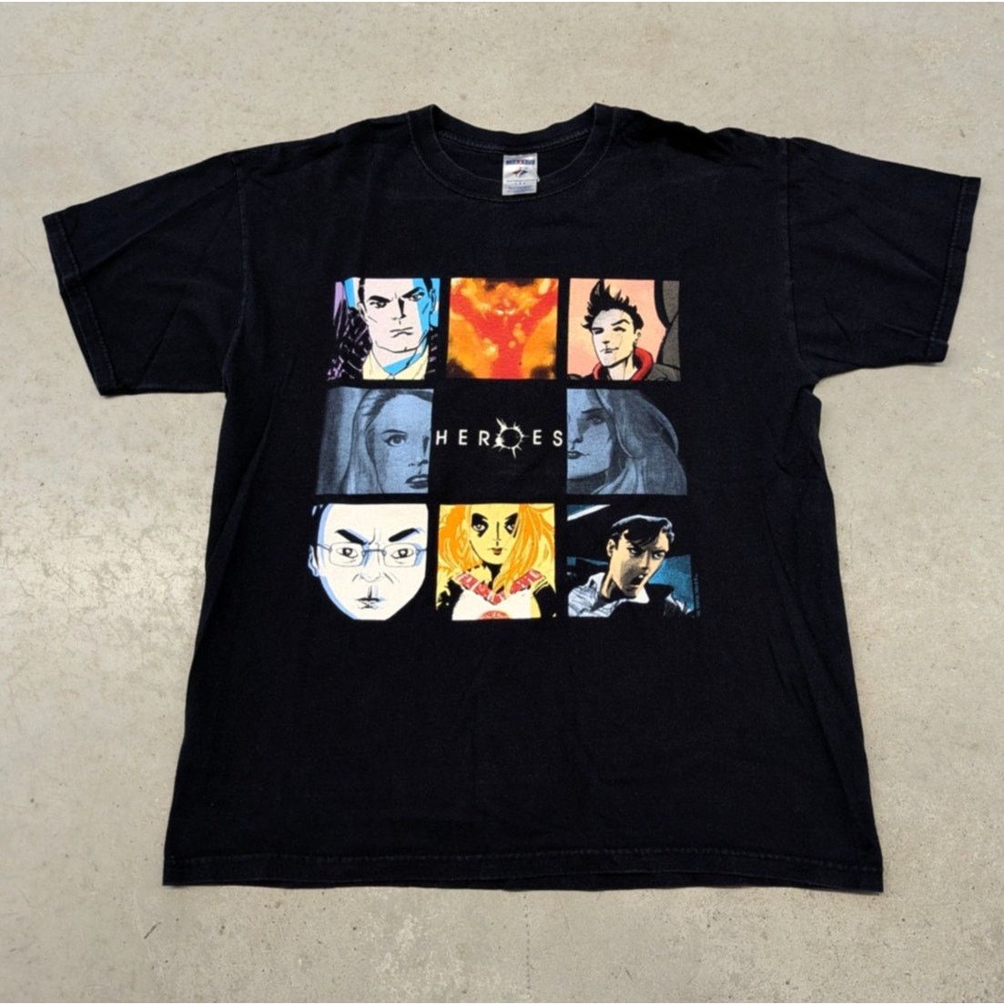 Jerzees × Vintage Mid 2000s Y2K Heroes NBC tv promo t-shirt Size US L / EU 52-54 / 3 - 1 Thumbnail