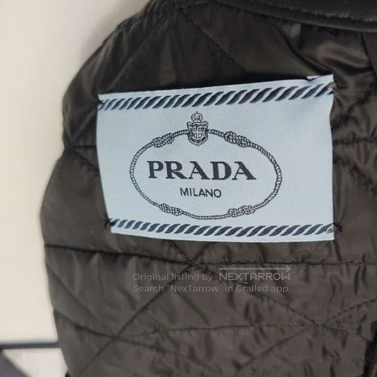 Prada Prada Black Quilted Logo Short Sleeve Dress . Size XXS / US 00 / IT 34 - 5 Thumbnail