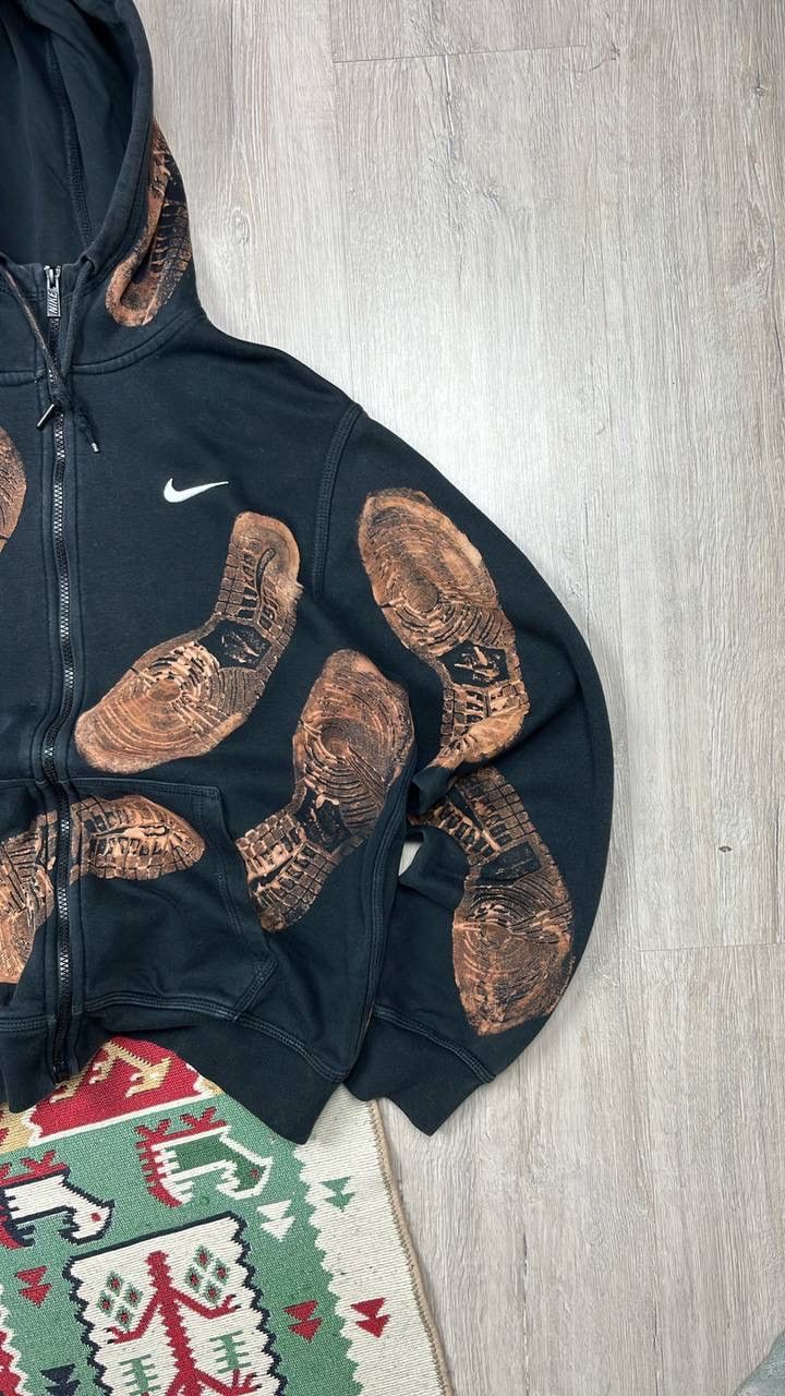 Japanese Brand × Nike Vintage Nike Custom Hype Zip Up Hoodie Y2K Size US M / EU 48-50 / 2 - 3 Thumbnail