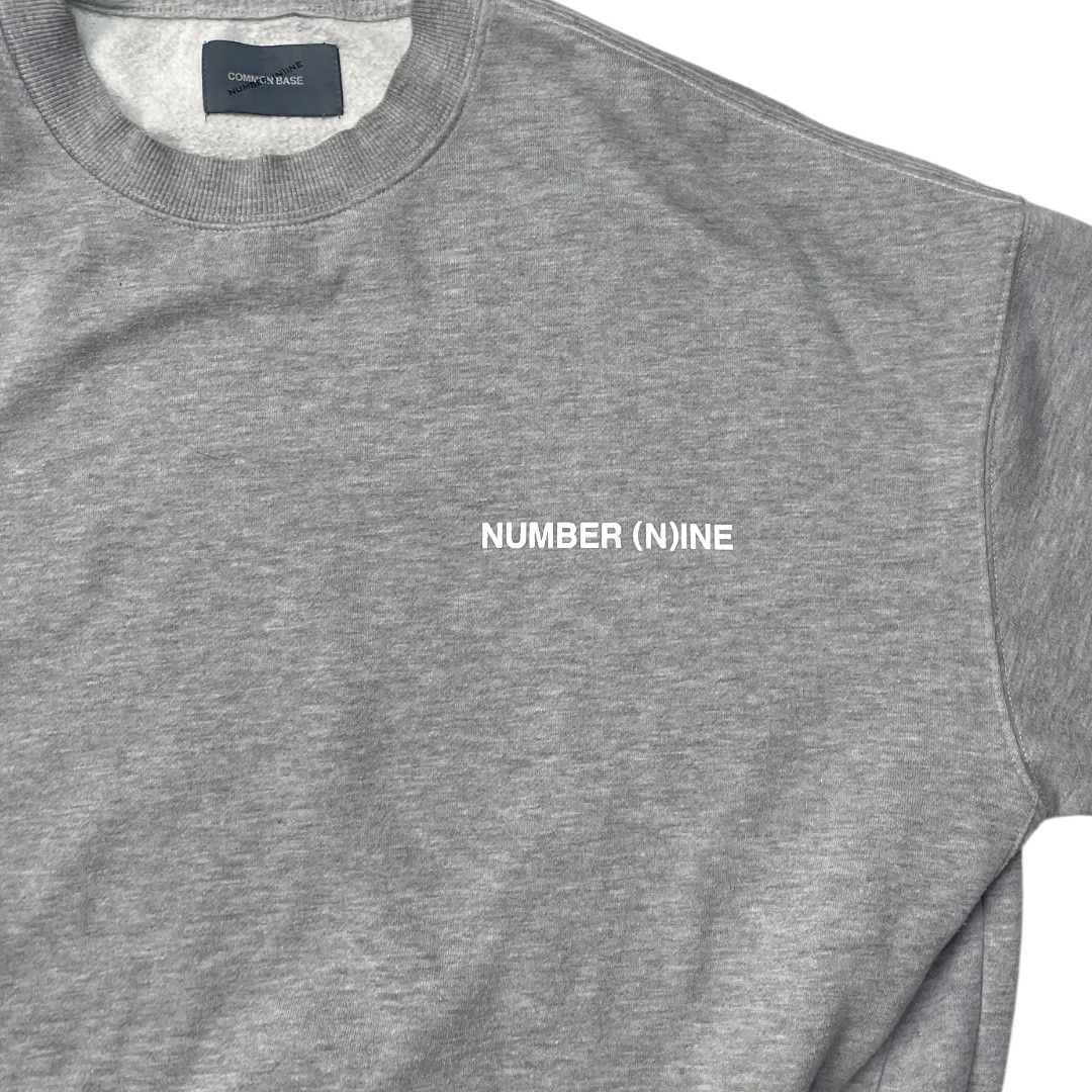 Number (N)ine Number (N)ine Common Base Grey Sweatshirt Size US XL / EU 56 / 4 - 3 Thumbnail