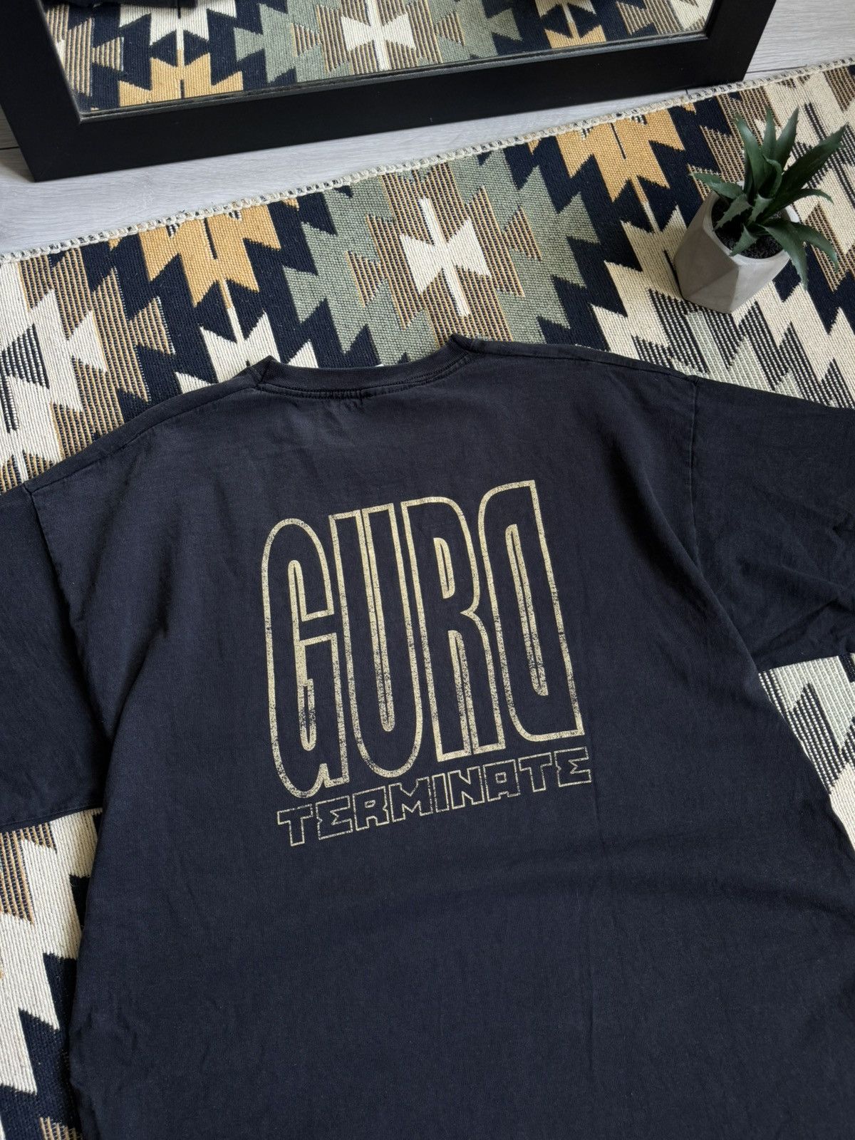 Anime Vintage Gura Terminate Anime Merch Tee Size US L / EU 52-54 / 3 - 8 Thumbnail
