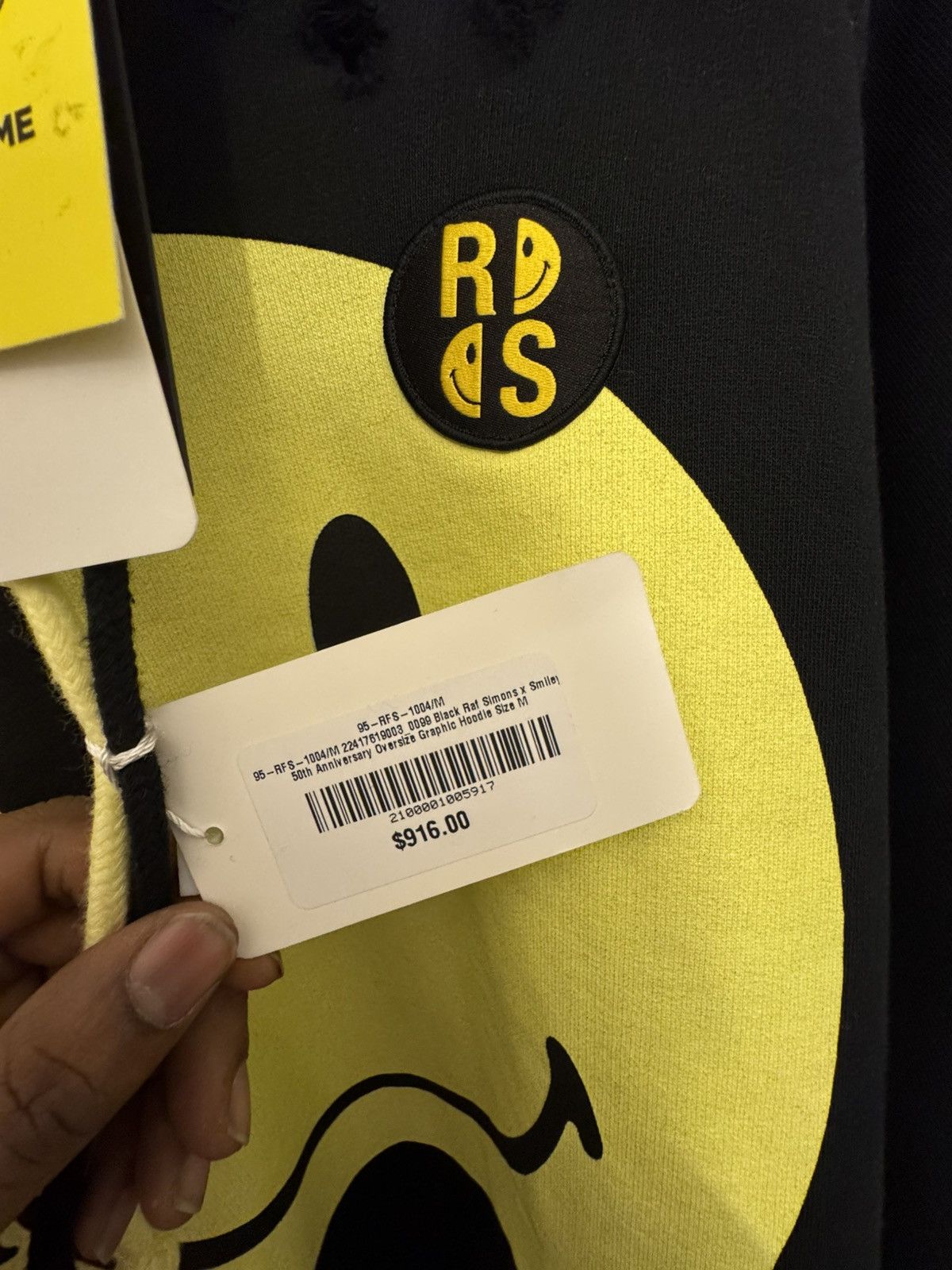 Raf Simons Raf Simons Smiley 50 Anniversary Oversize no Graphic Hoodie Size US M / EU 48-50 / 2 - 7 Thumbnail