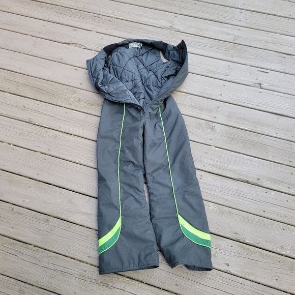 Vintage Vintage 90s y2k Arcticwear Black Neon Green Two Piece Snow S Size M / US 6-8 / IT 42-44 - 9 Thumbnail