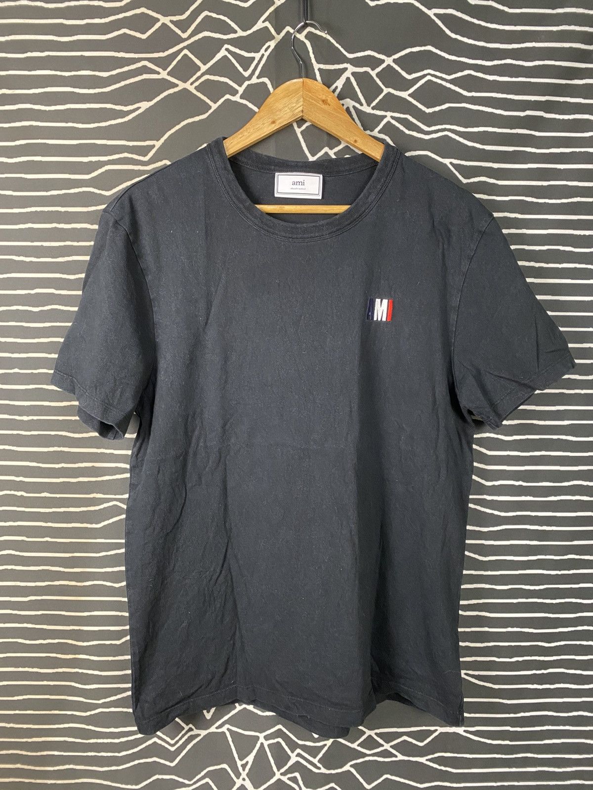 AMI AMI Alexandre Mattiussi Tricolor Logo T-Shirt Size US M / EU 48-50 / 2 - 1 Thumbnail