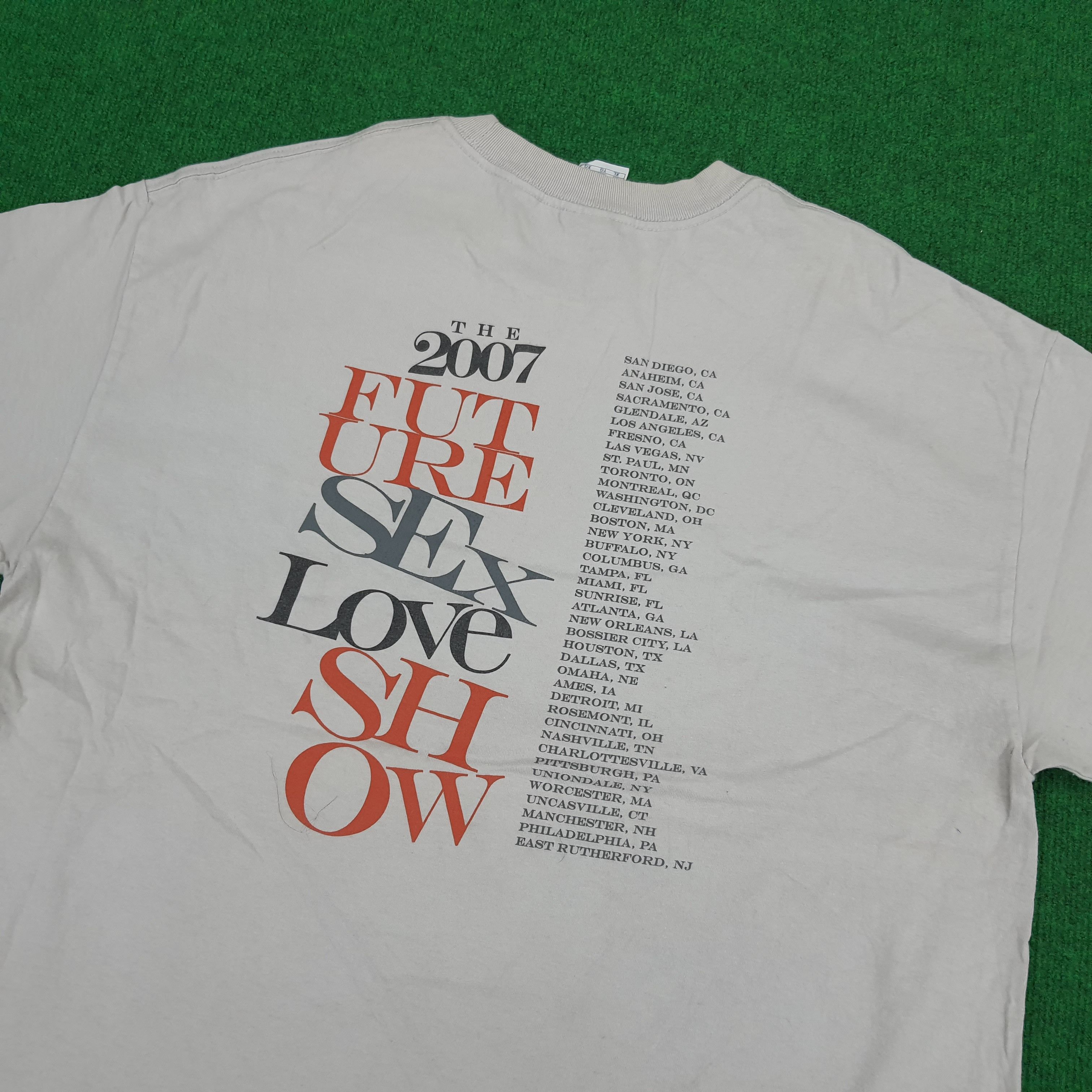 Vintage Vintage Justin Timberlake 2007 Future Sex Love Show Tees Size US XL / EU 56 / 4 - 4 Thumbnail