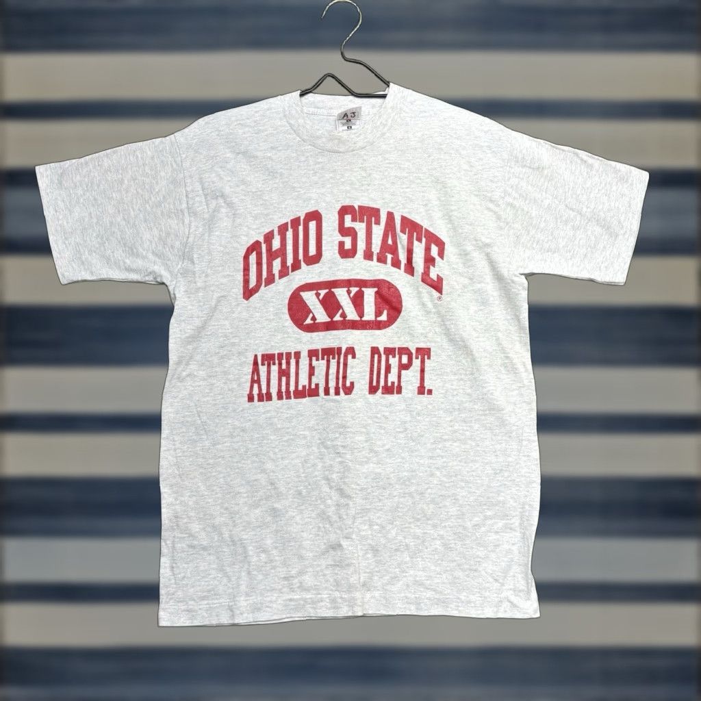 Vintage VINTAGE Ohio State Shirt Mens M Athletic Dept. OSU Buckeyes Department Logo Puffy Print team 90s University USA Shirt Mens Size US M / EU 48-50 / 2 - 1 Thumbnail