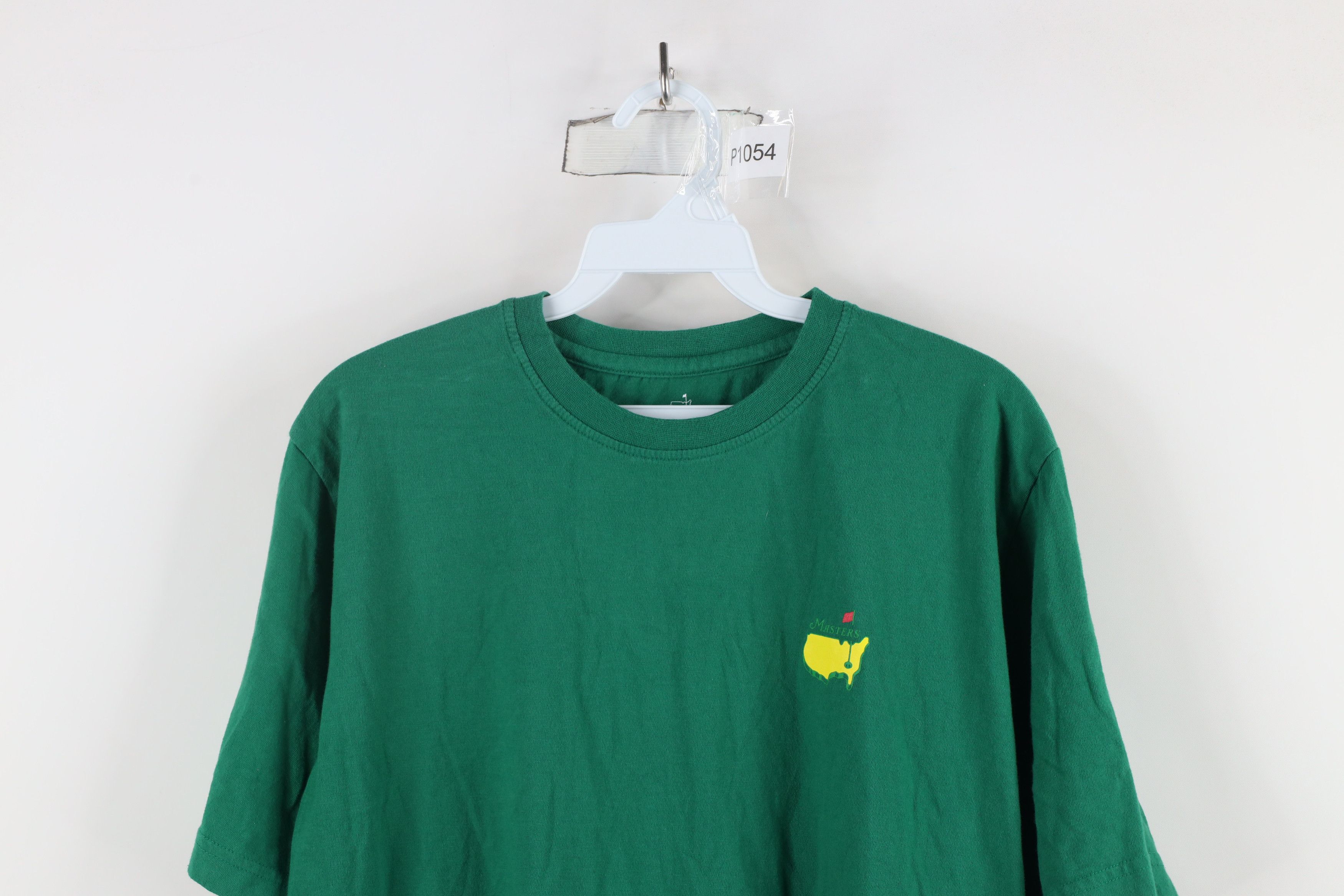 Vintage The Masters 2022 Short Sleeve Golfing T-Shirt Green Cotton Size US M / EU 48-50 / 2 - 2 Thumbnail