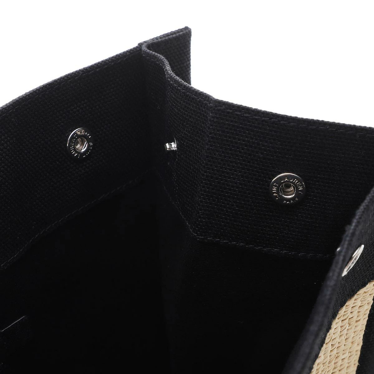 Saint Laurent Paris o1bcso1str1225 Size:OS/Rive Gauche Tote Bag in Beige/Black Size ONE SIZE - 6 Thumbnail
