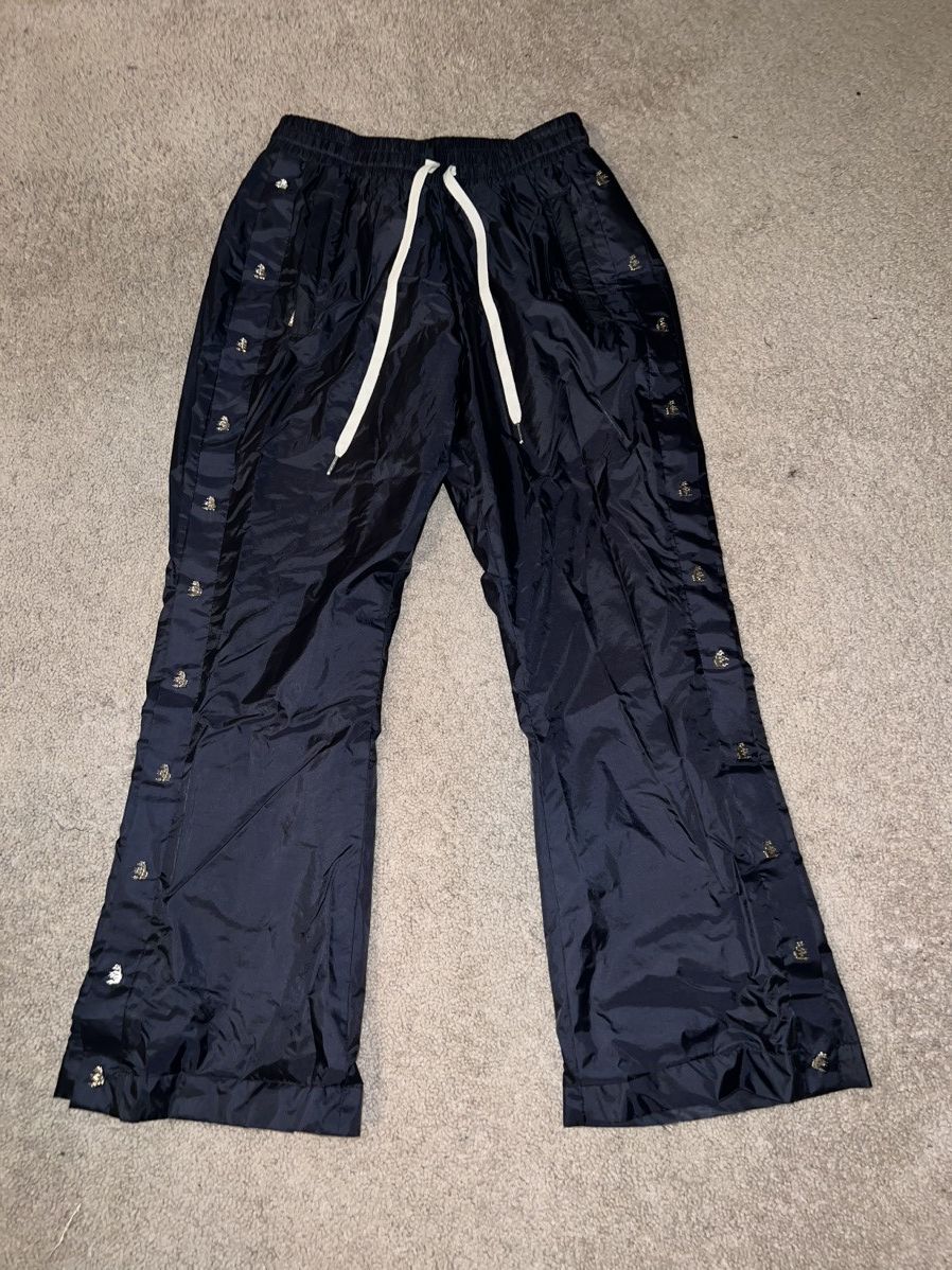 image of Hellstar Waxed Nylon Pants in Black, Men's (Size 32)