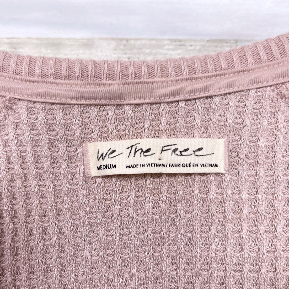 Free People We The Free People Santa Clara Thermal Top Beige Womens M Size M / US 6-8 / IT 42-44 - 6 Thumbnail