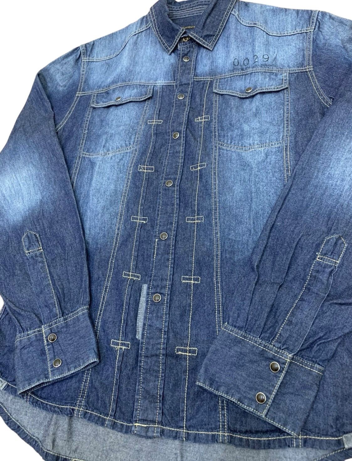 Japanese Brand Vtg HOMME Pearl snap button Size US M / EU 48-50 / 2 - 7 Thumbnail