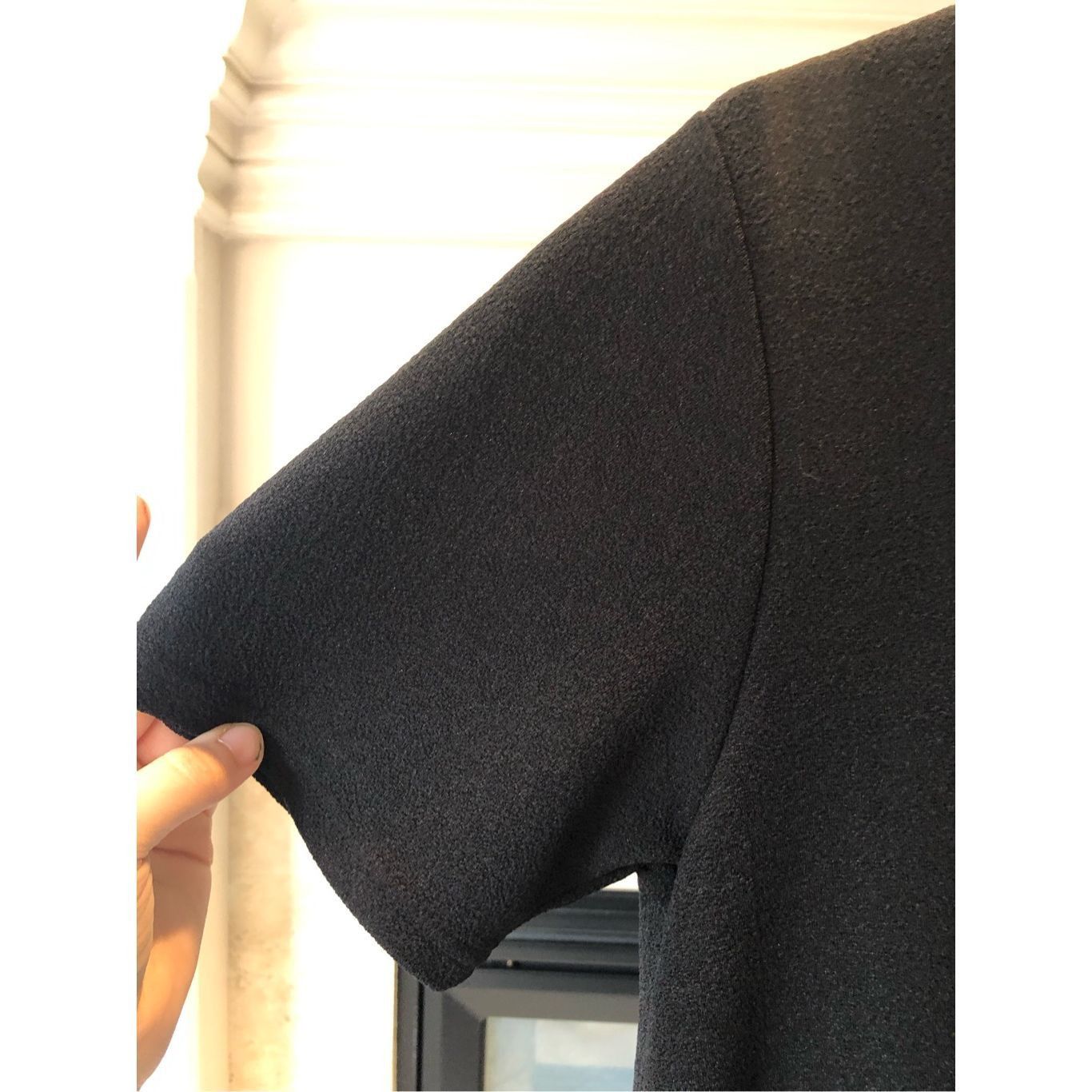 Other Sag Harbor Women’s Elegant Black Short Sleeve Blouse Size Petite L Size L / US 10 / IT 46 - 3 Thumbnail