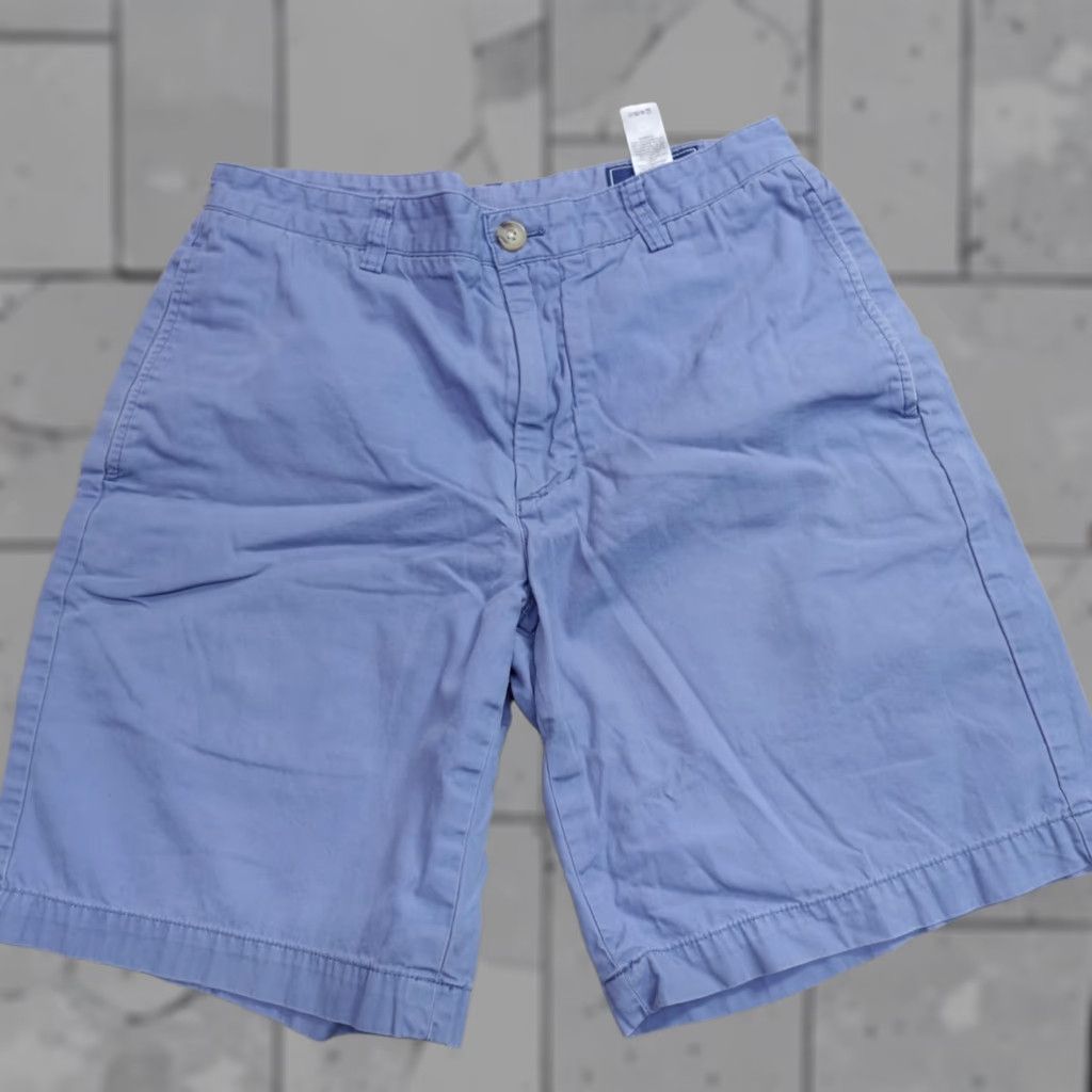 Vineyard Vines Vineyard Vines Shorts 30 Blue Solid Club Preppy Men Chino Cotton Flat Front Regular Zip начала Size US 30 / EU 46 - 1 Thumbnail
