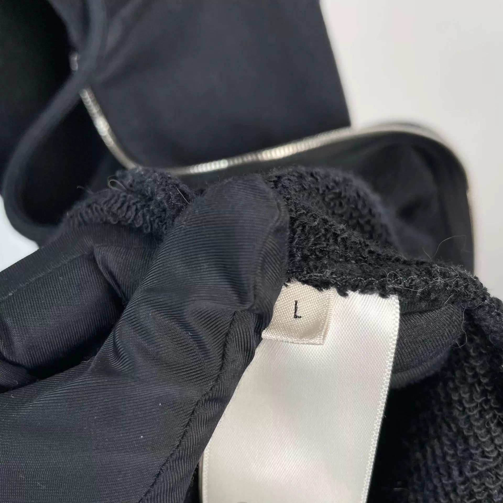 Celine Celine cotton zip hoodie black L 95 new Size L / US 10 / IT 46 - 4 Thumbnail