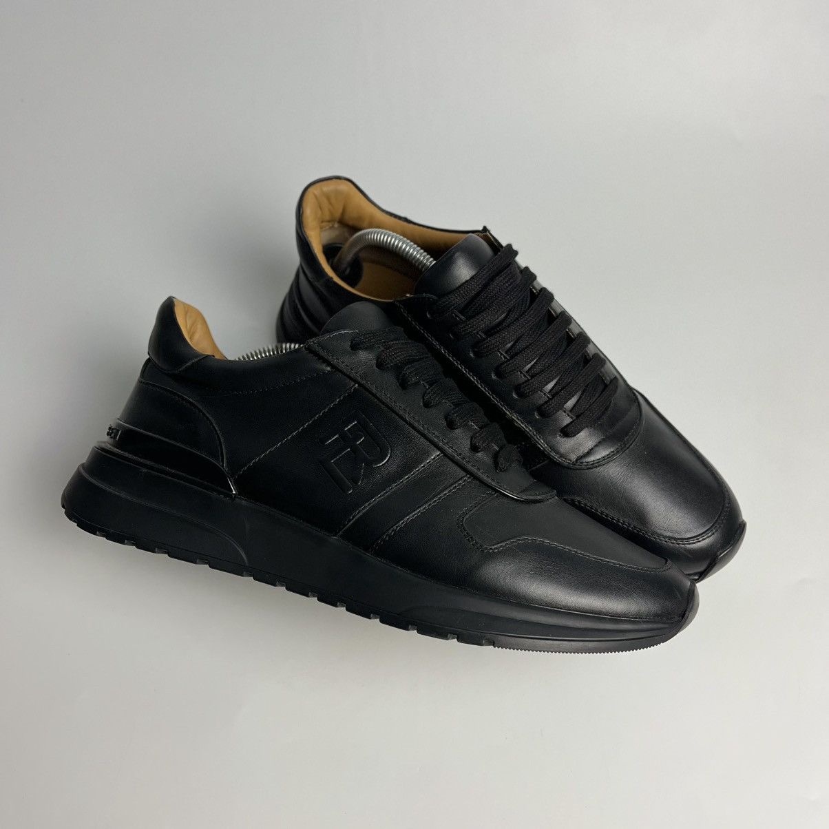 Ralph Lauren Purple Label Ralph Lauren Purple Label - Ethan Calfskin Leather Sneakers Size US 9 / EU 42 - 1 Thumbnail