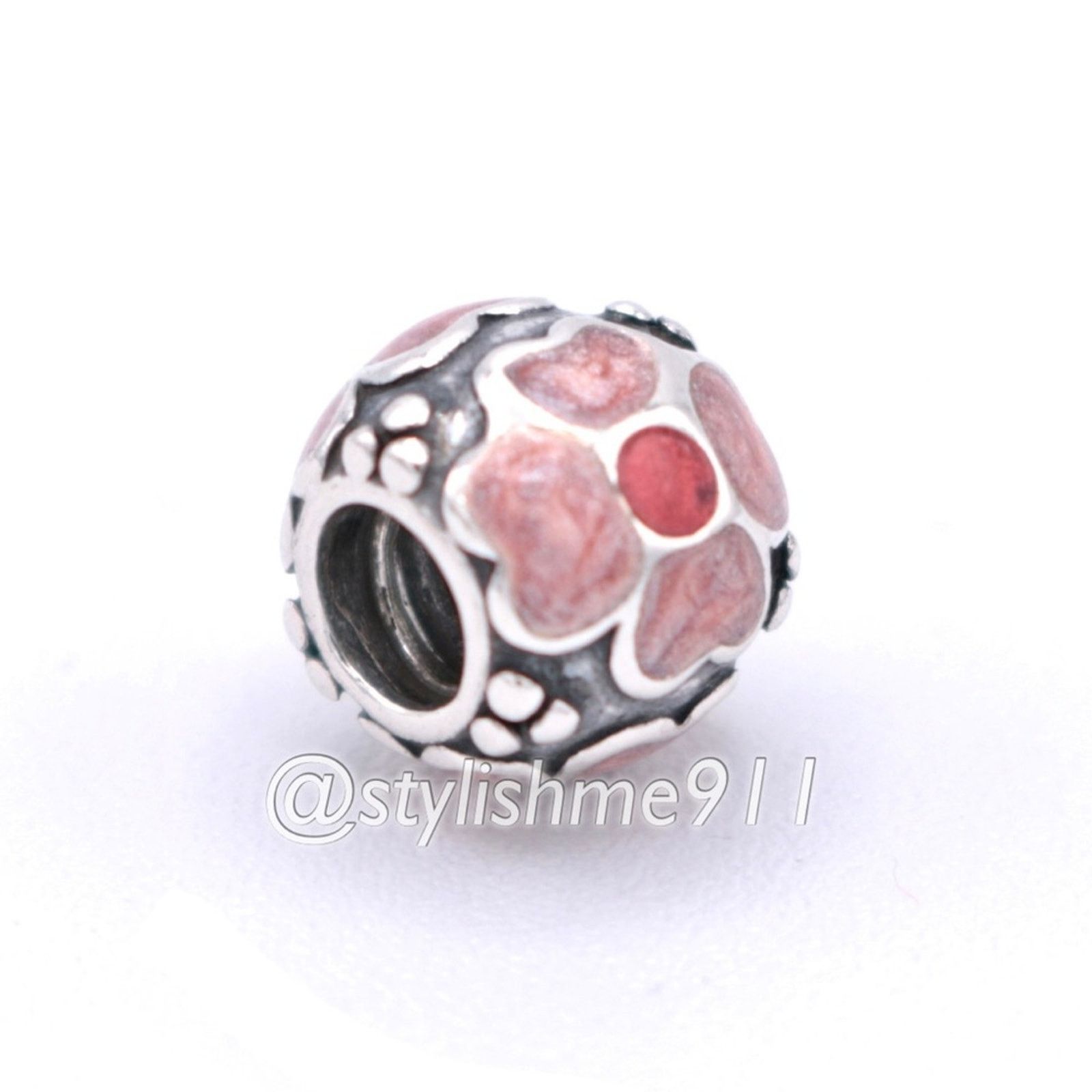 pandora Authentic PANDORA Red Daisy Charm - 790433ER Size ONE SIZE - 9 Thumbnail