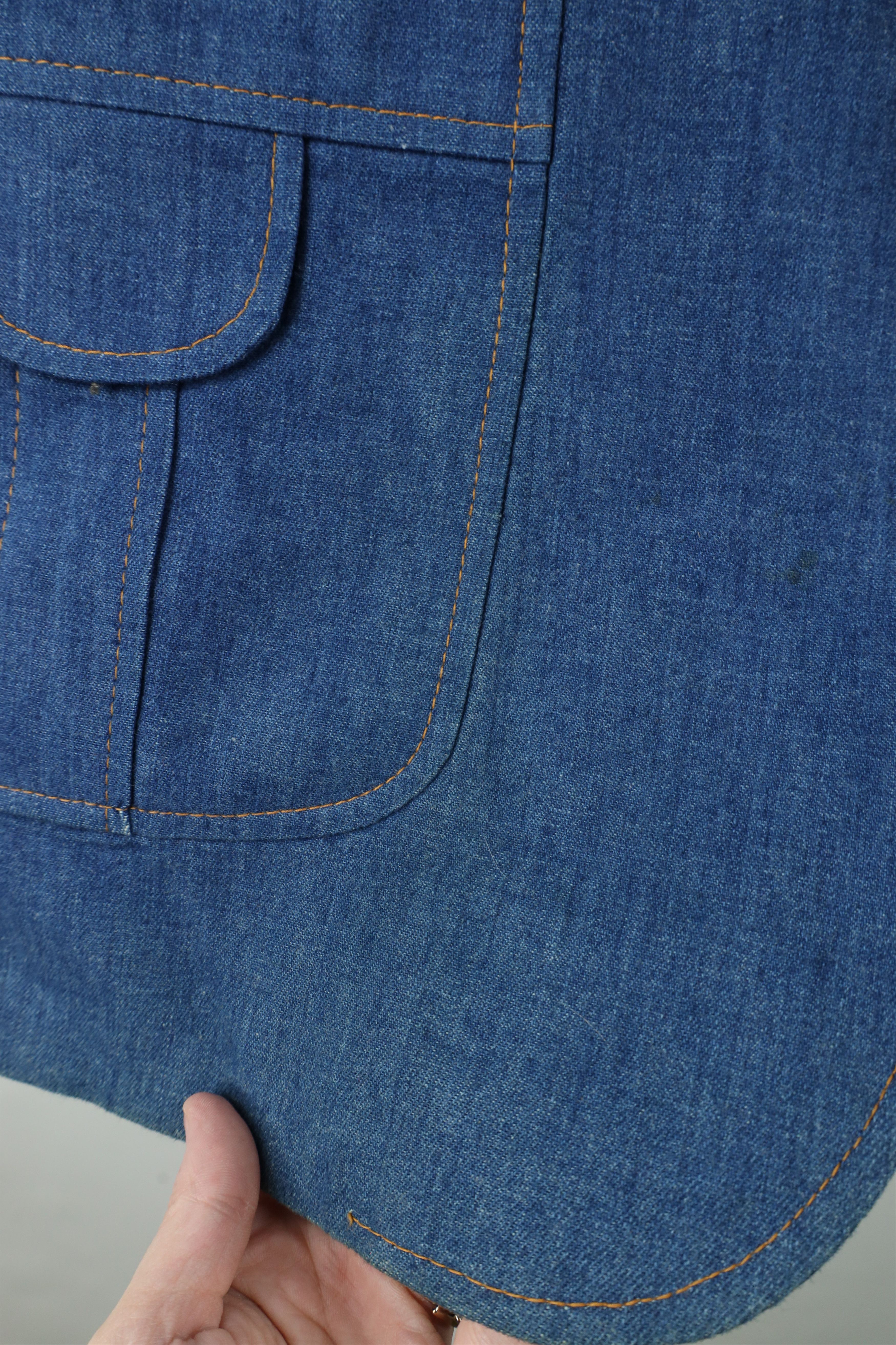 Vintage Vintage 70s Streetwear Denim Jean Blazer Suit Jacket USA Size US XL / EU 56 / 4 - 8 Thumbnail